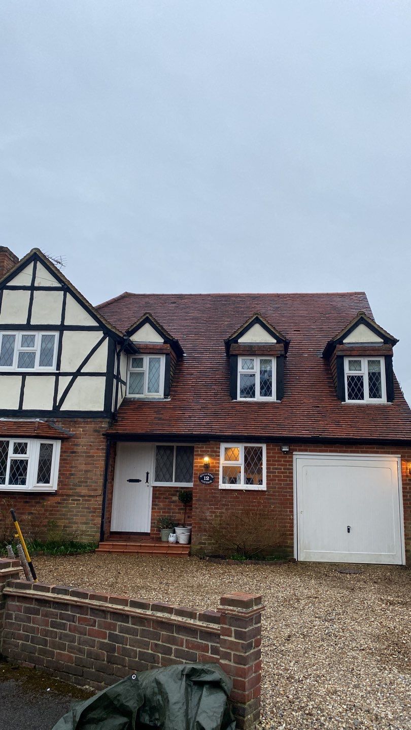 Roof Clean using Mosmatic FSC and Biocide by Ges Exterior Cleaning ltd