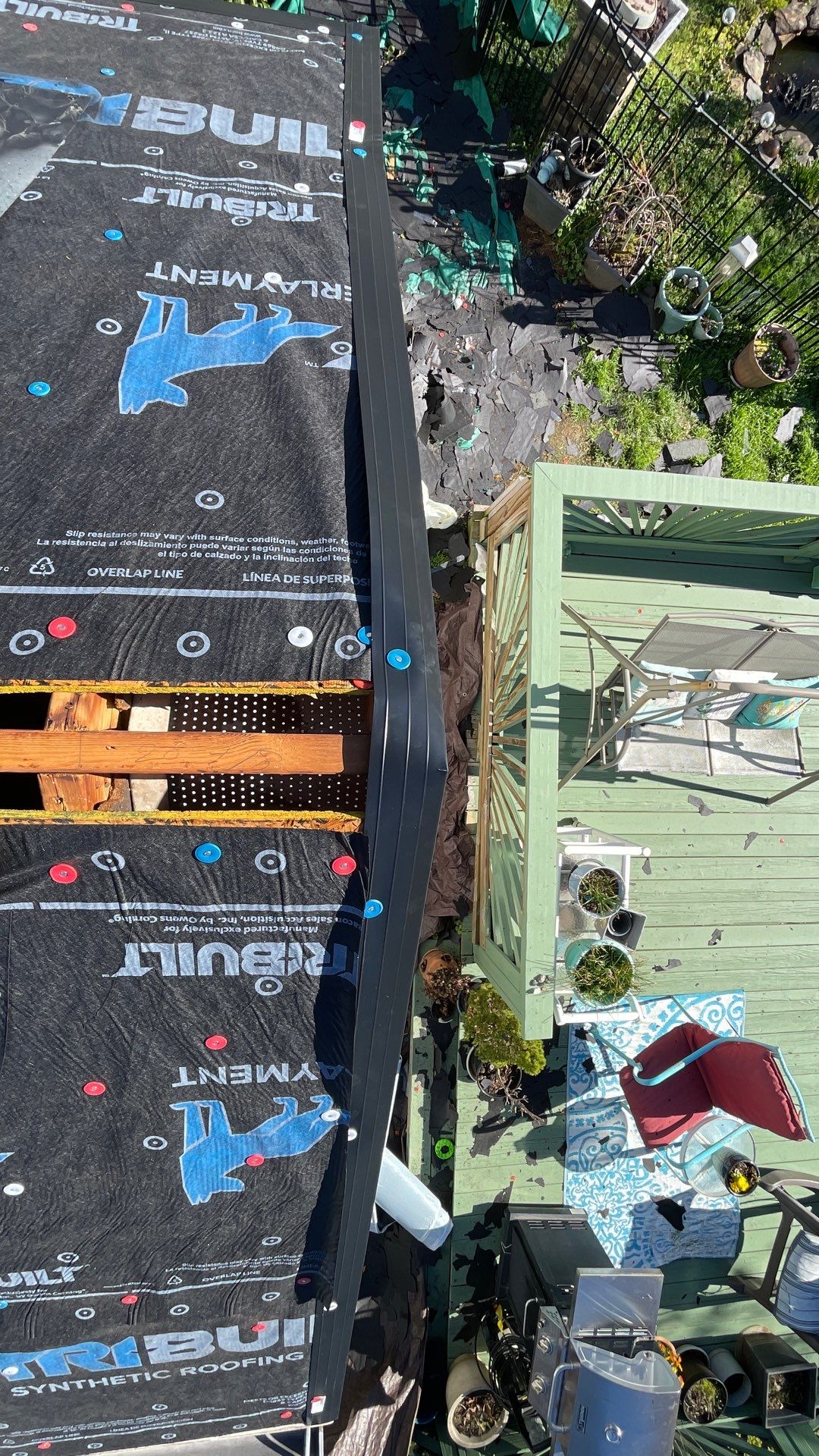 Roof replacement by hail damage by Just Brilliant Restoration JBR