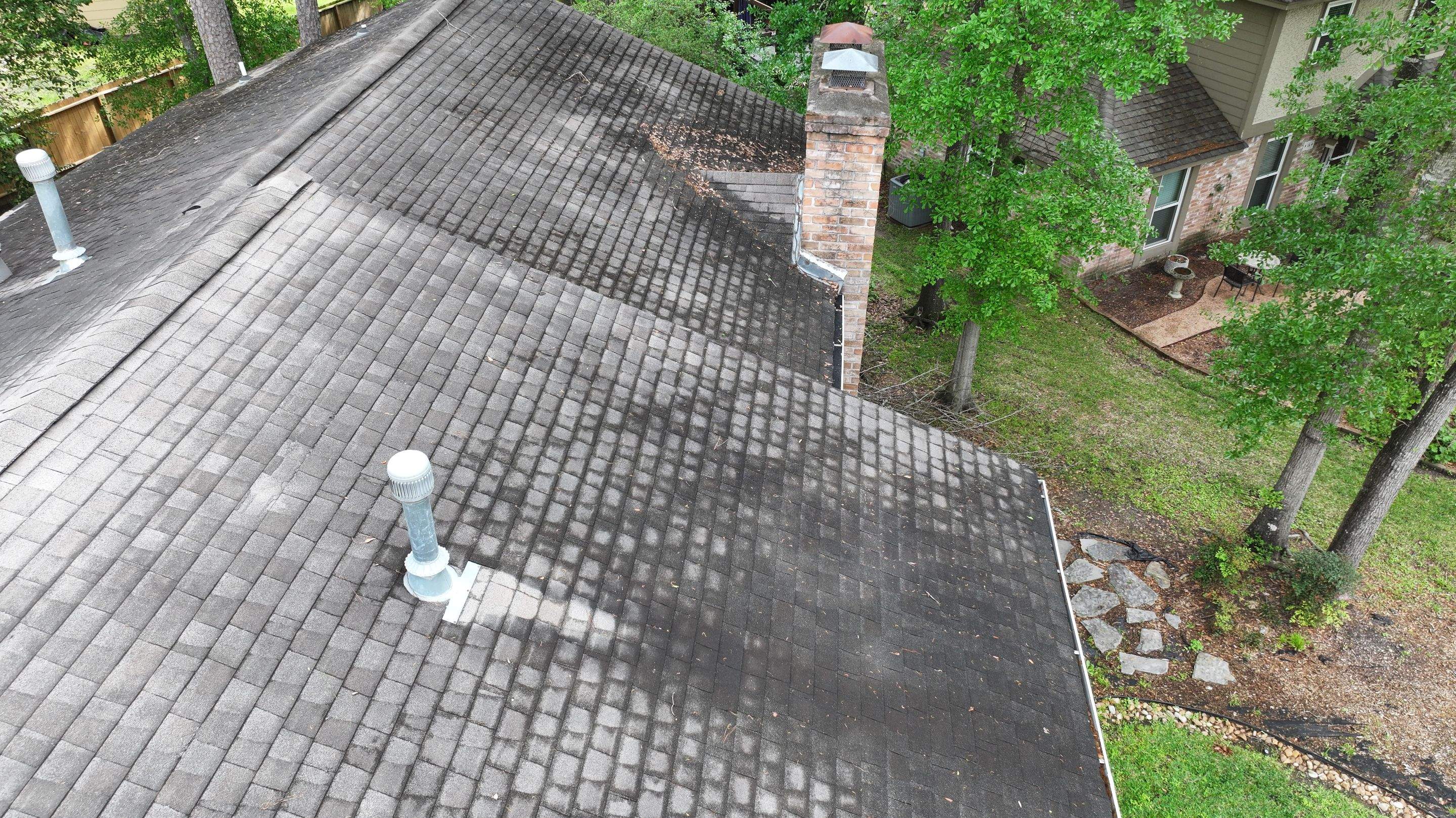 Roof Leak Repair with Peel-and-Stick Membrane — Spring, TX by PL Roofing & SB Roofing, LLC.