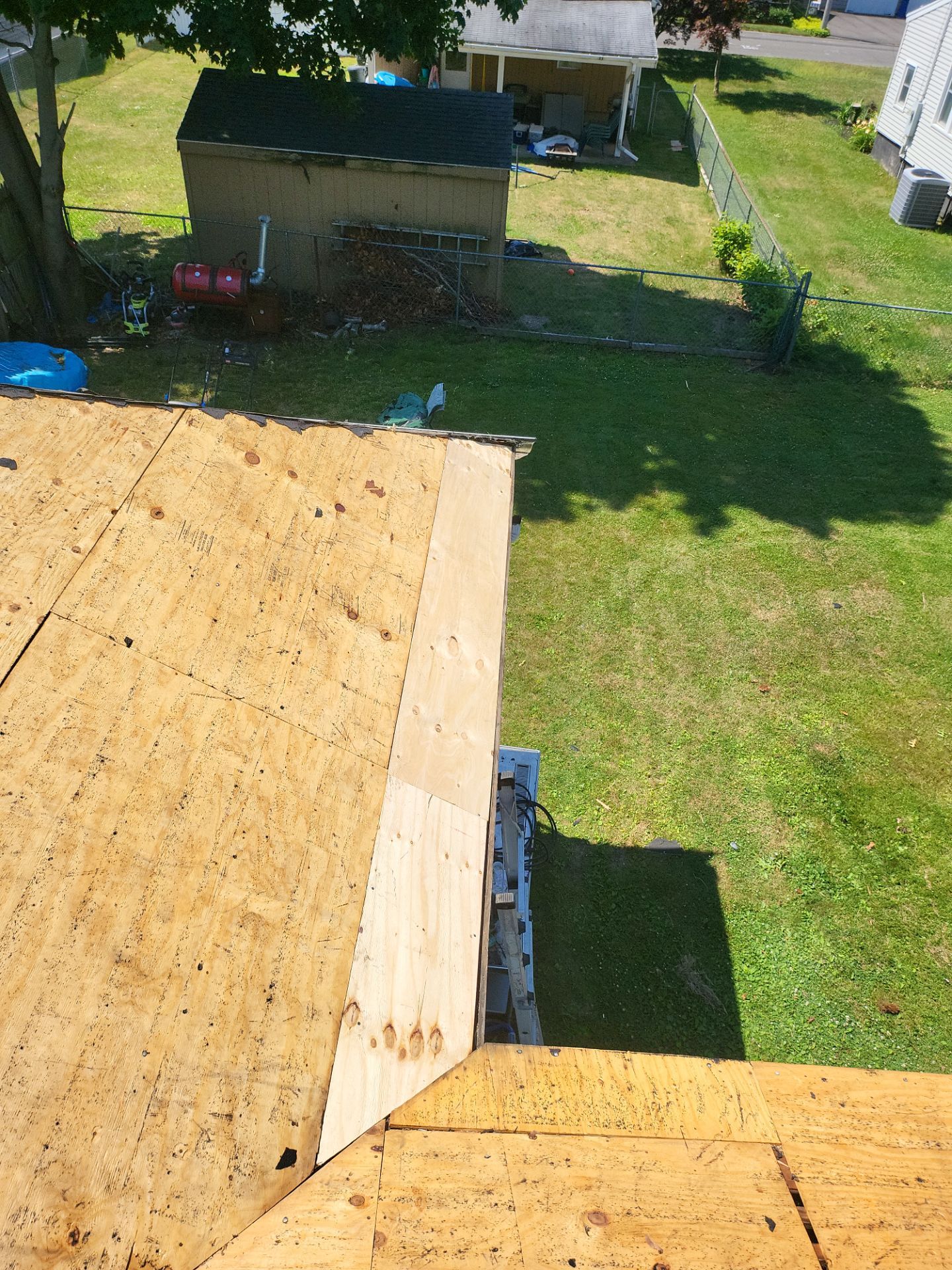 Residential Roofing Installation using Owens Corning TruDefinition Duration AR - Slatestone Gray by A Plus Exterior