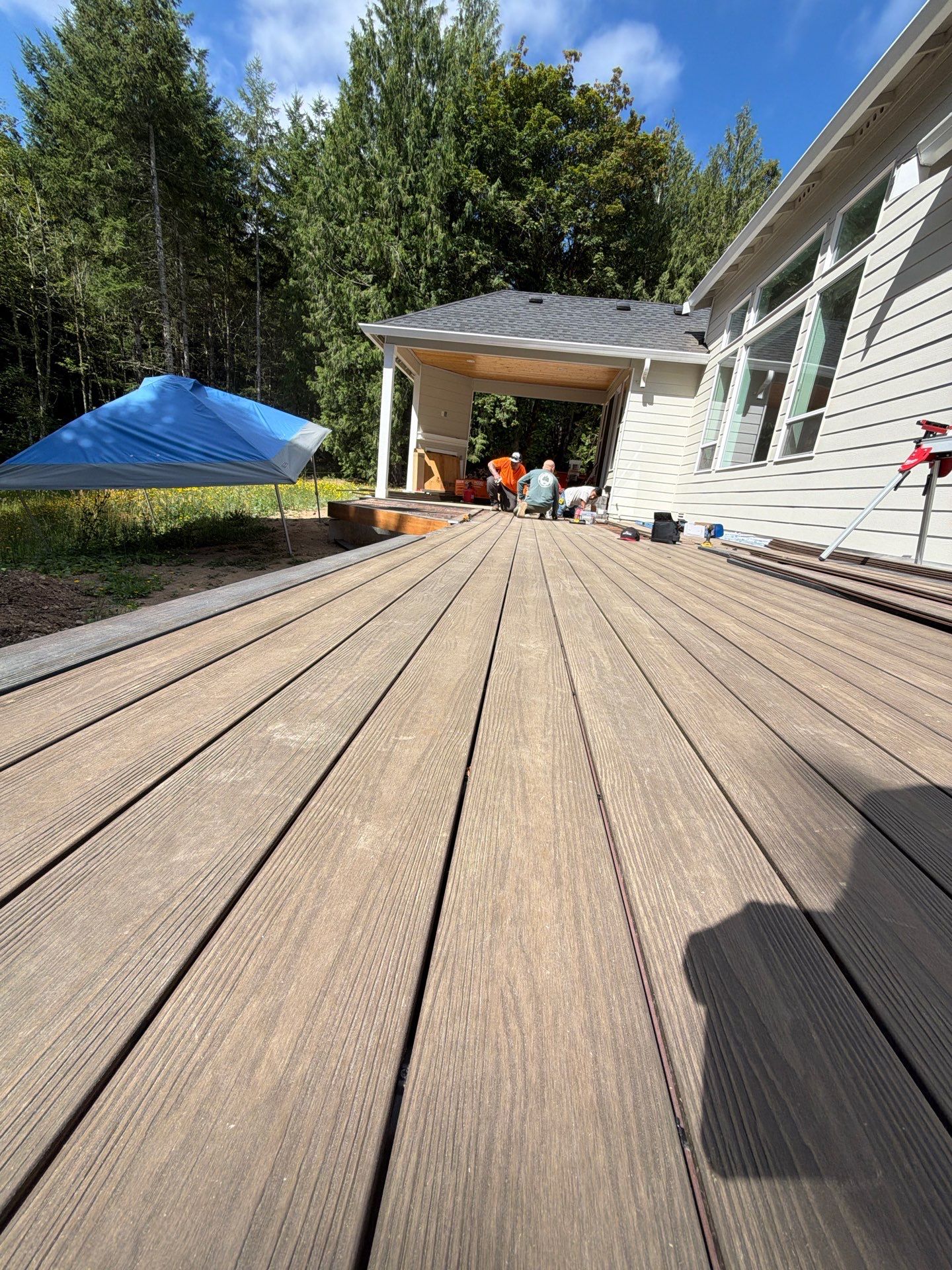 Bremerton Covered Deck & Stair Build by KOI Build Co.