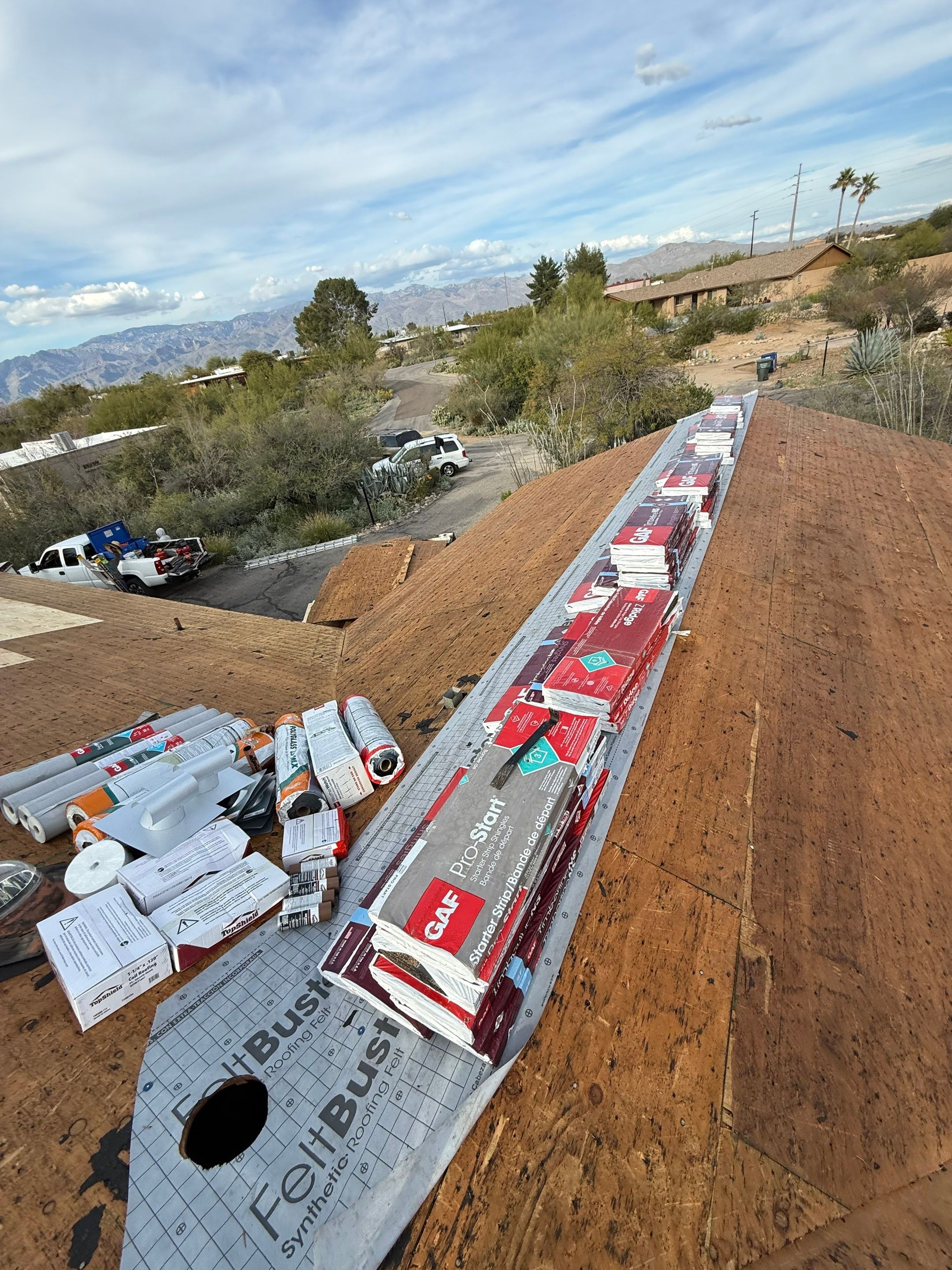 Project in Tucson by West Coast Roofing AZ
