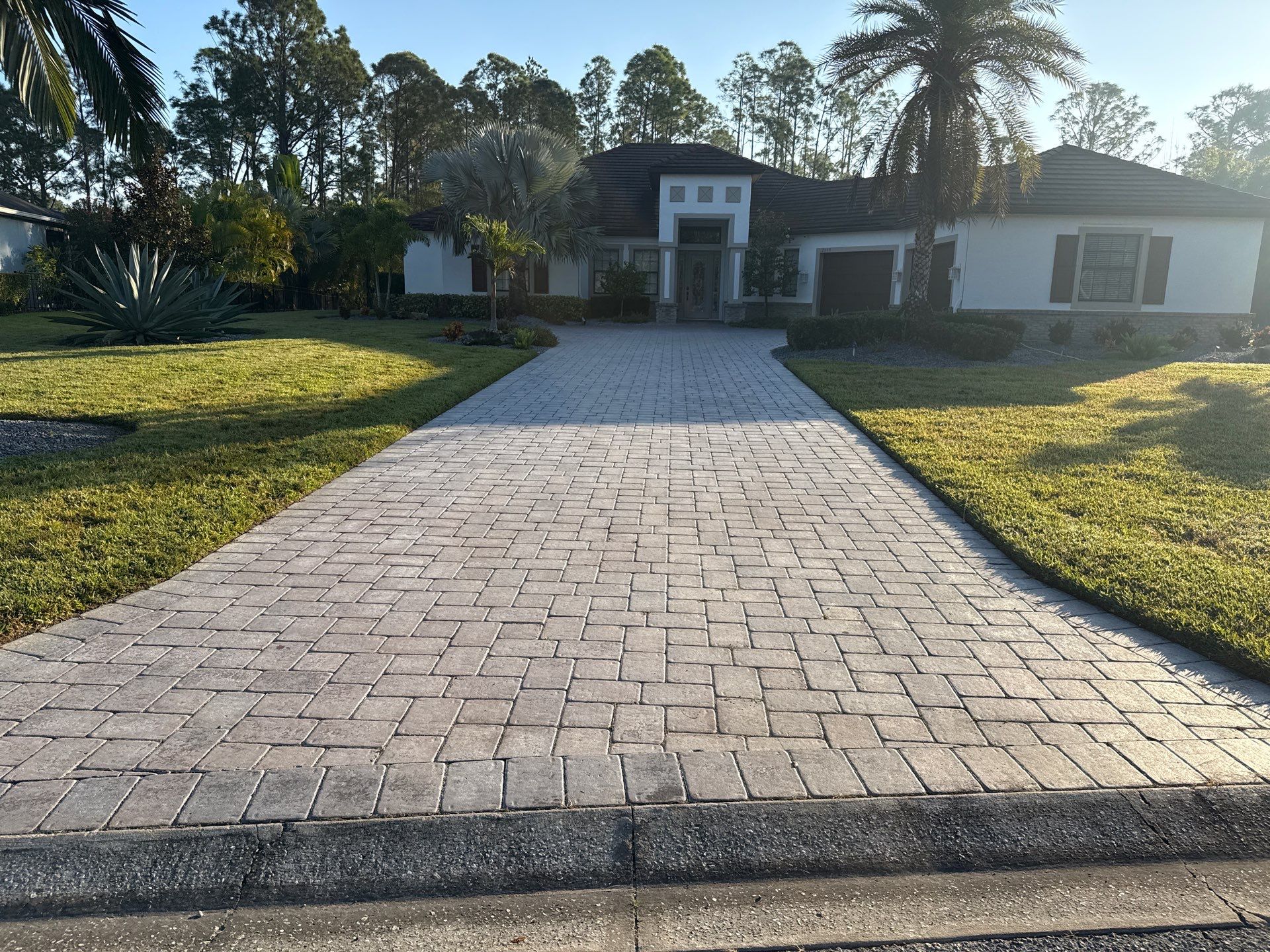 Flat Tile Roof, Paver Pool Deck & Driveway Cleaning | Cove at Twin Rivers, Parrish FL by Sunshine AquaWash