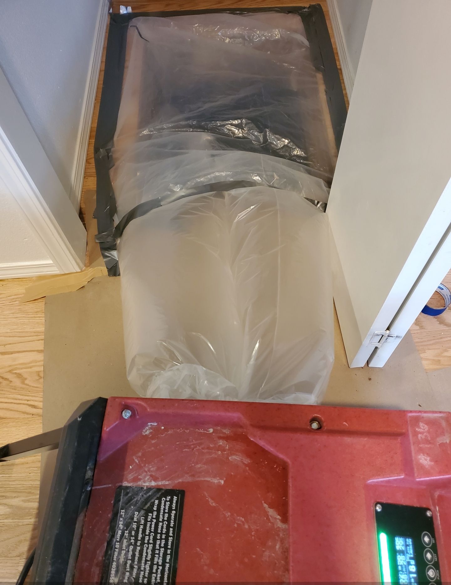 Water Damage using Air Movers by Construction Now LLC