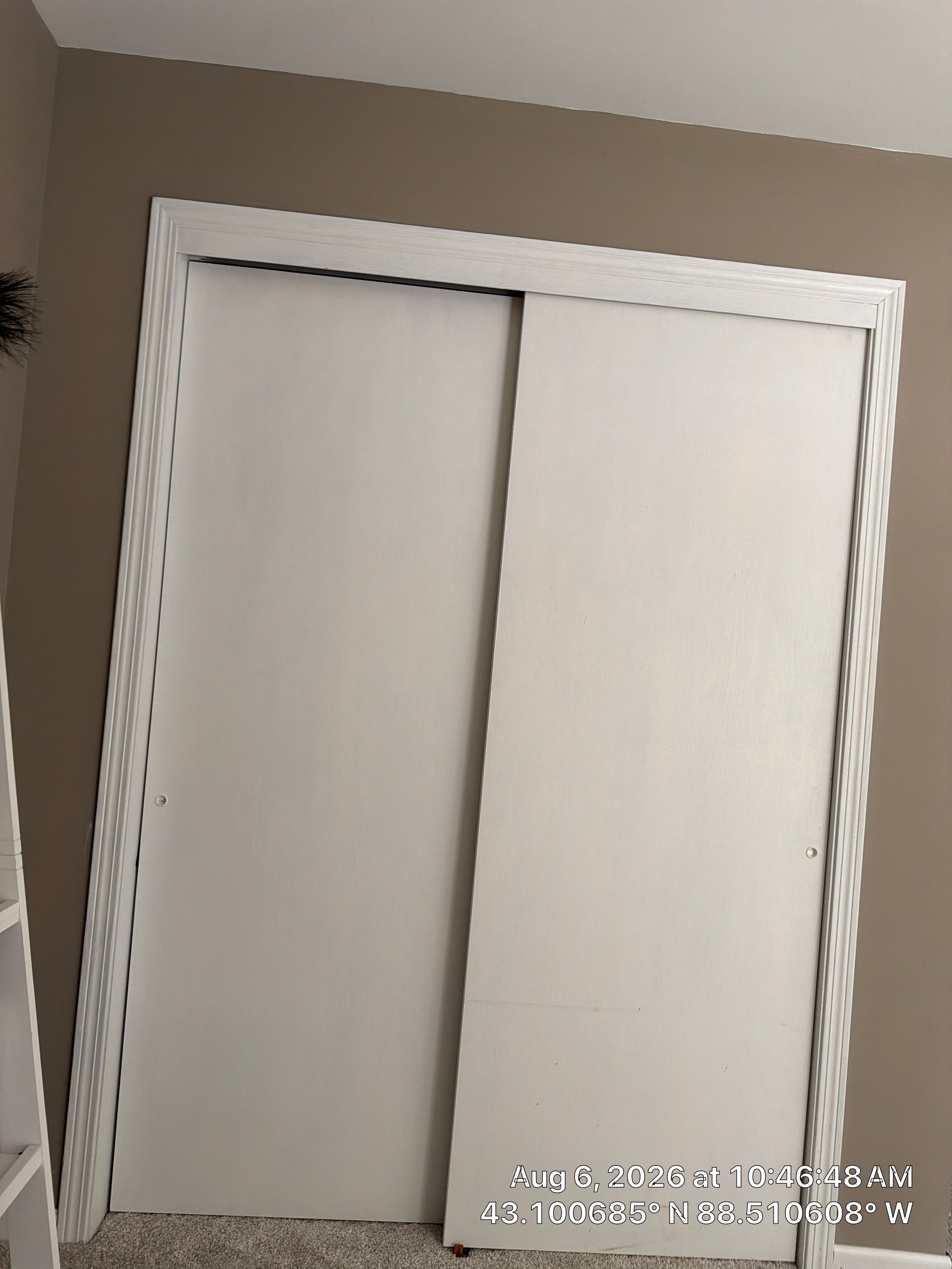 Interior Sliding Closet Door and Trim Replacement in Oconomowoc by CompanyCam Sales Demo