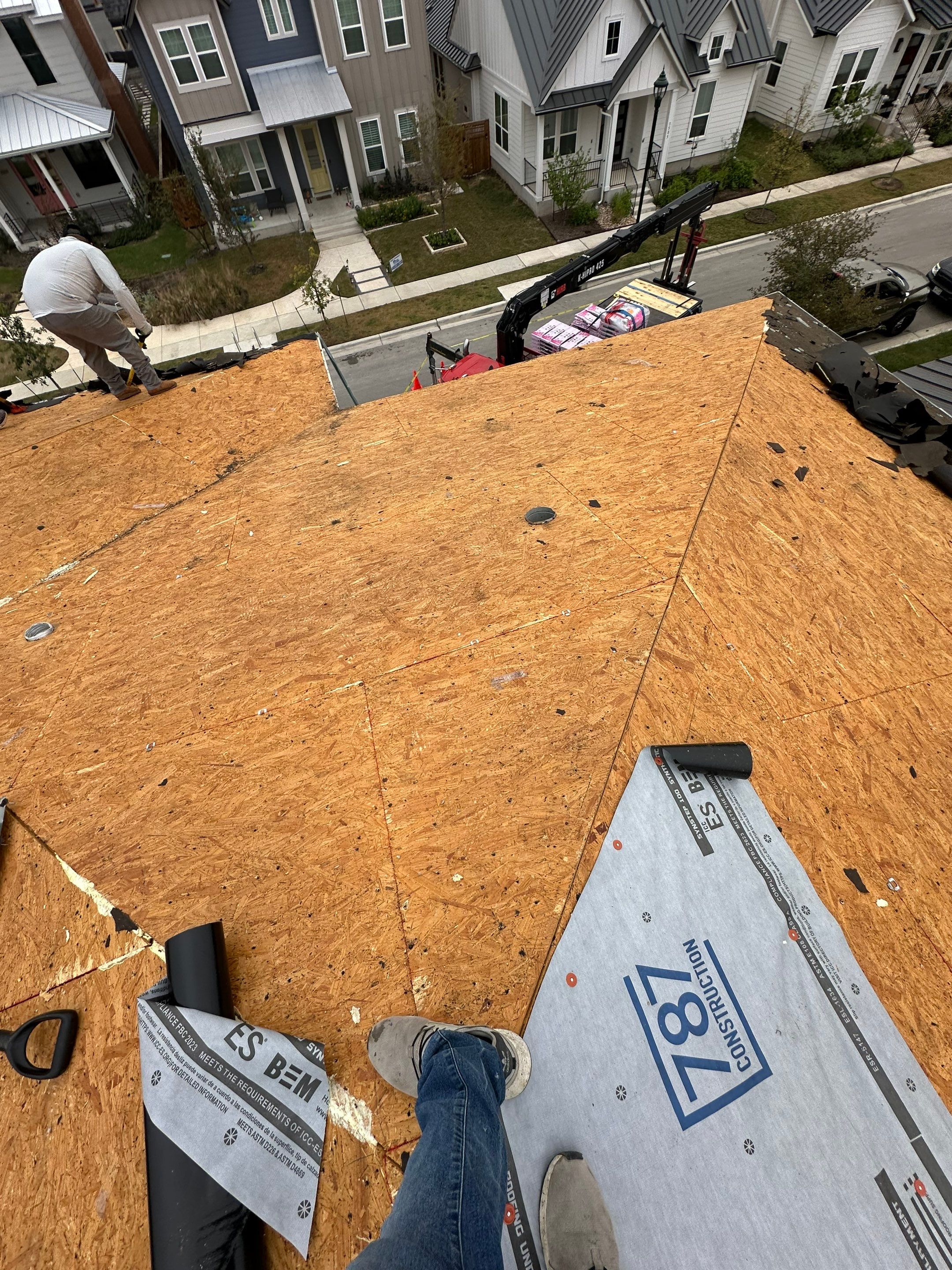 Hail Damage Restoration & Energy Upgrade by 787 Construction