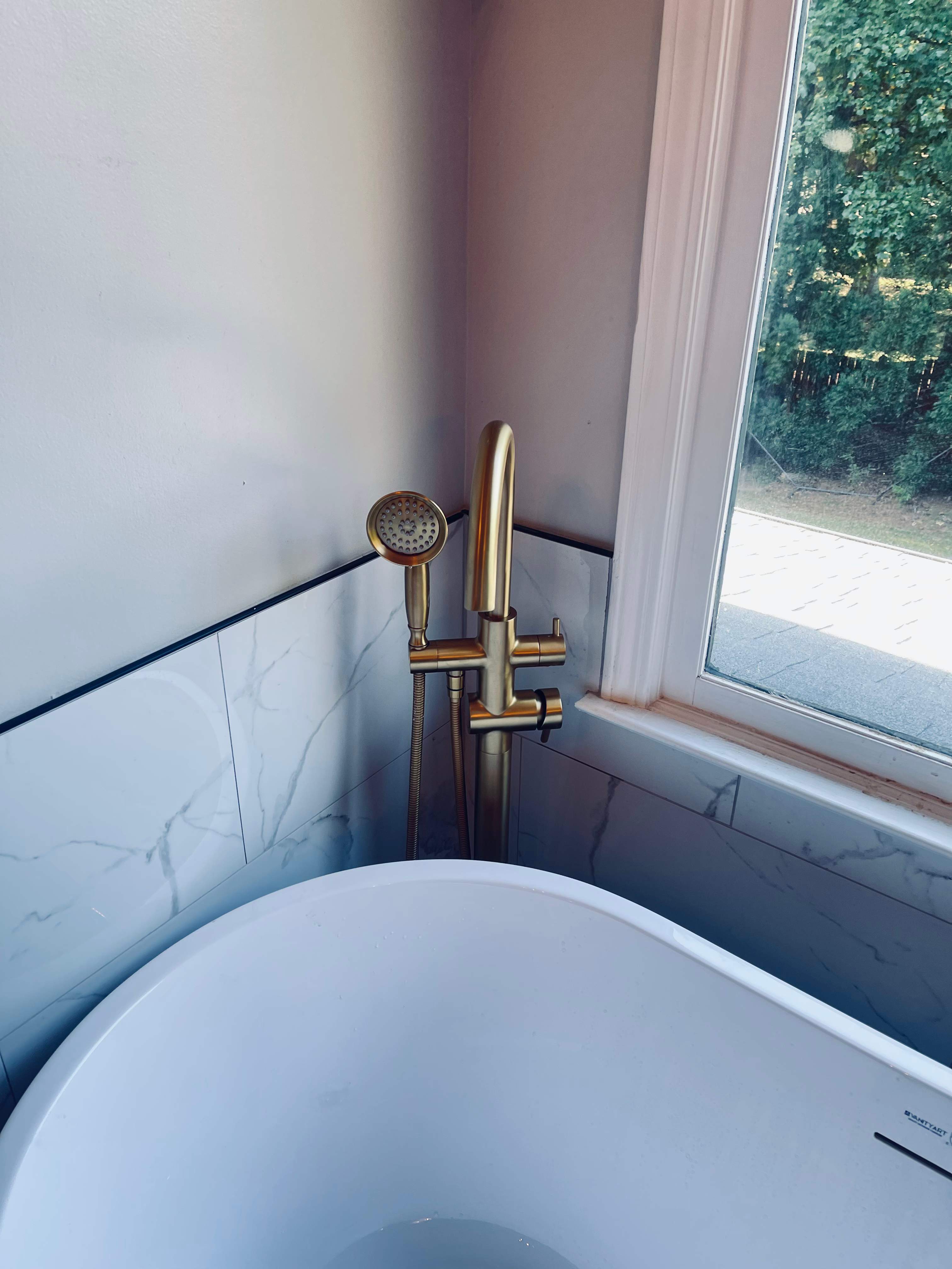 Master bathroom renovation by Prudencio