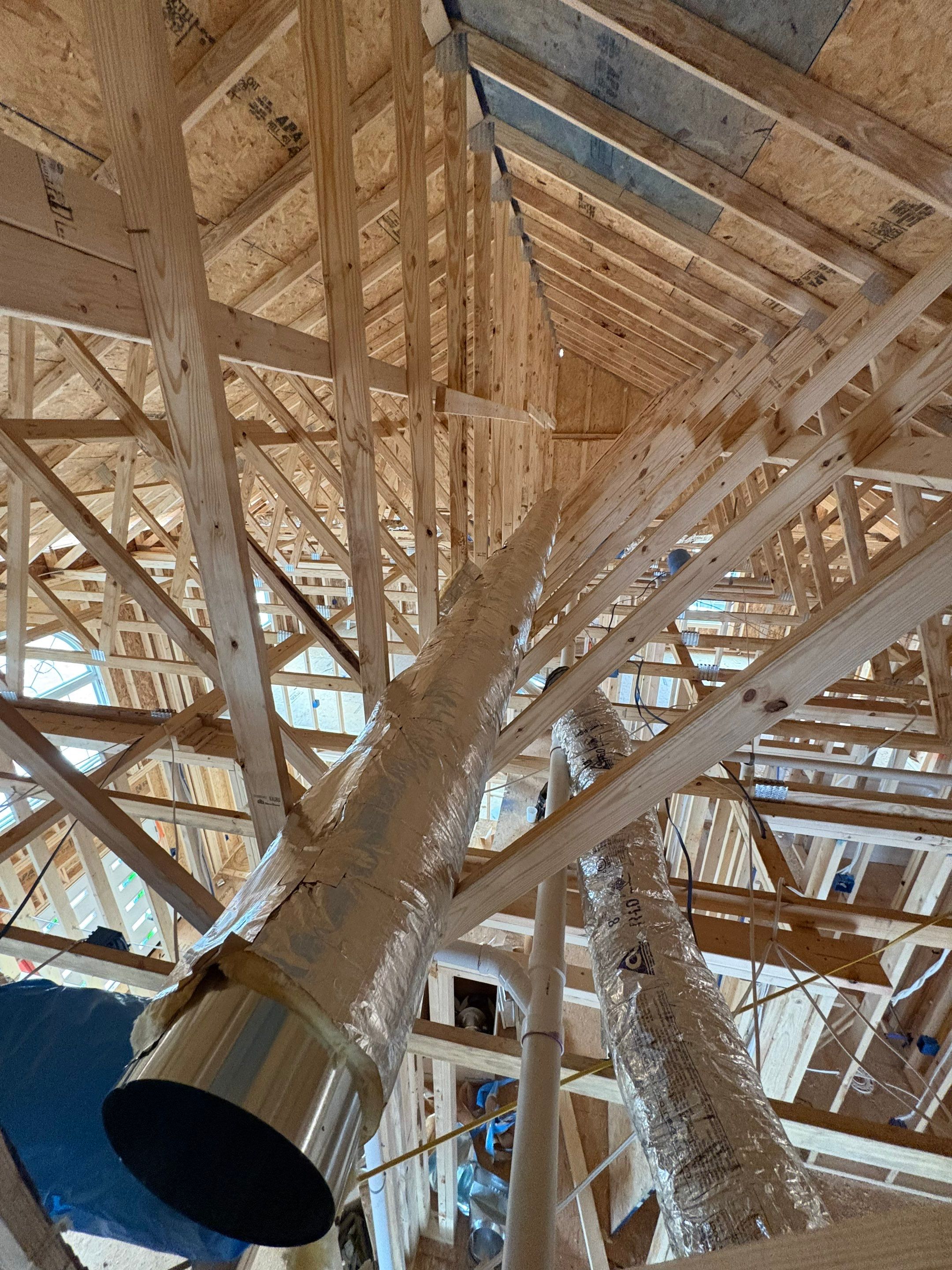 New Construction install in Harrisonburg by Elemental Heating and air conditioning LLC