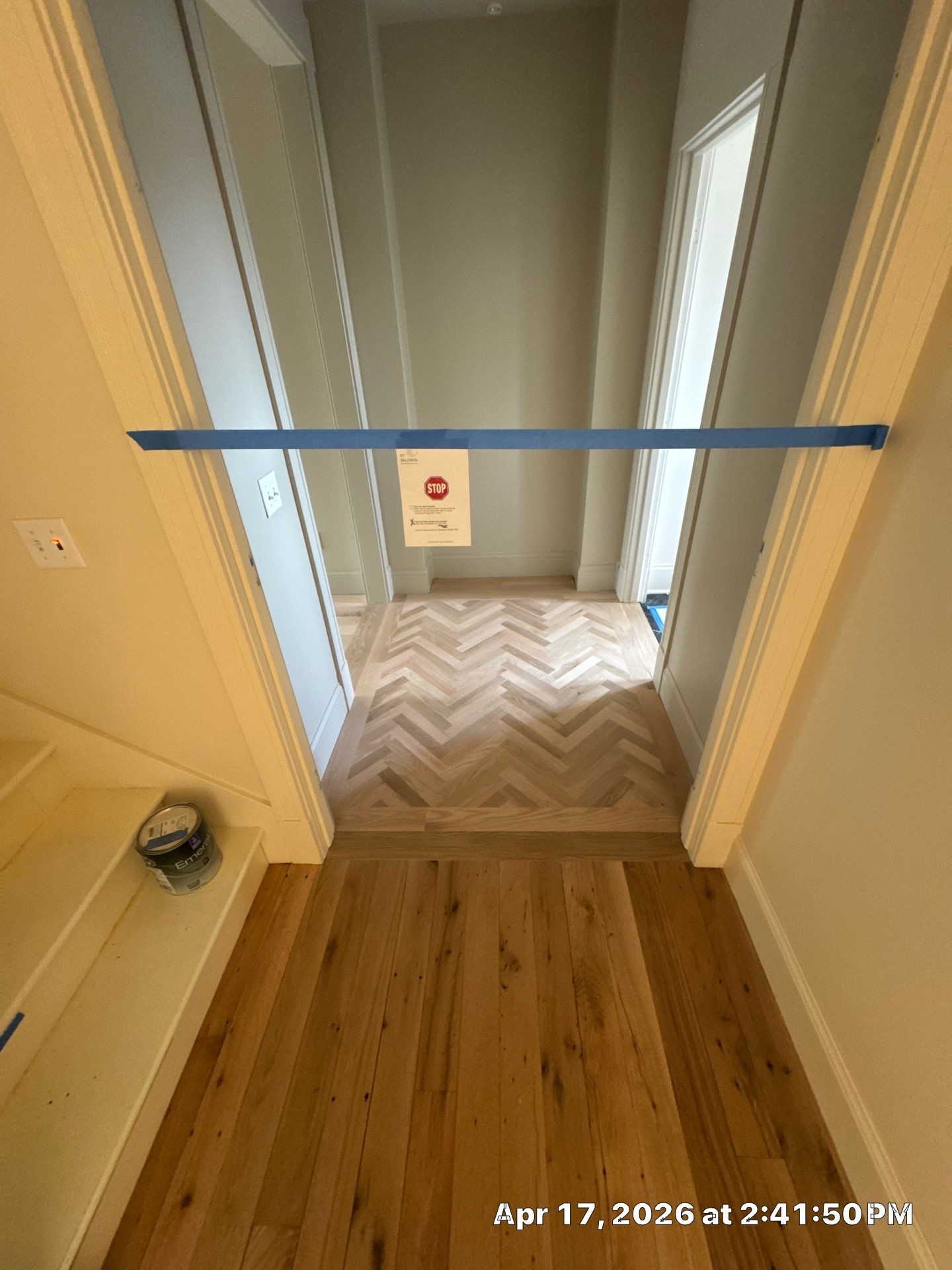 Sand and Finish, Herringbone Feature! by RTBaldwin Hardwood Floors