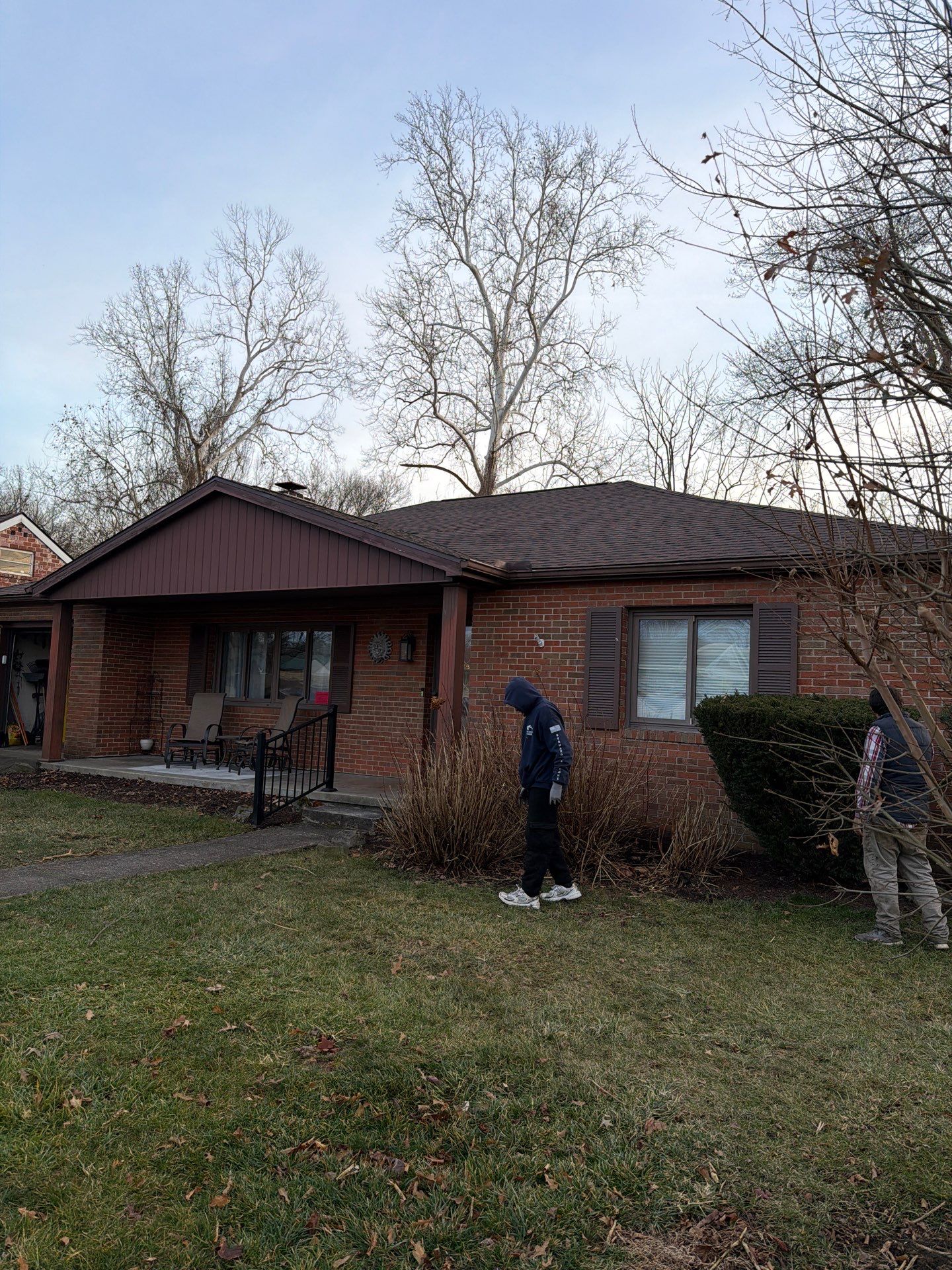 Residential Roofing Installation using GAF TImberline HDZ Hickory by Rainstoppers Roofing