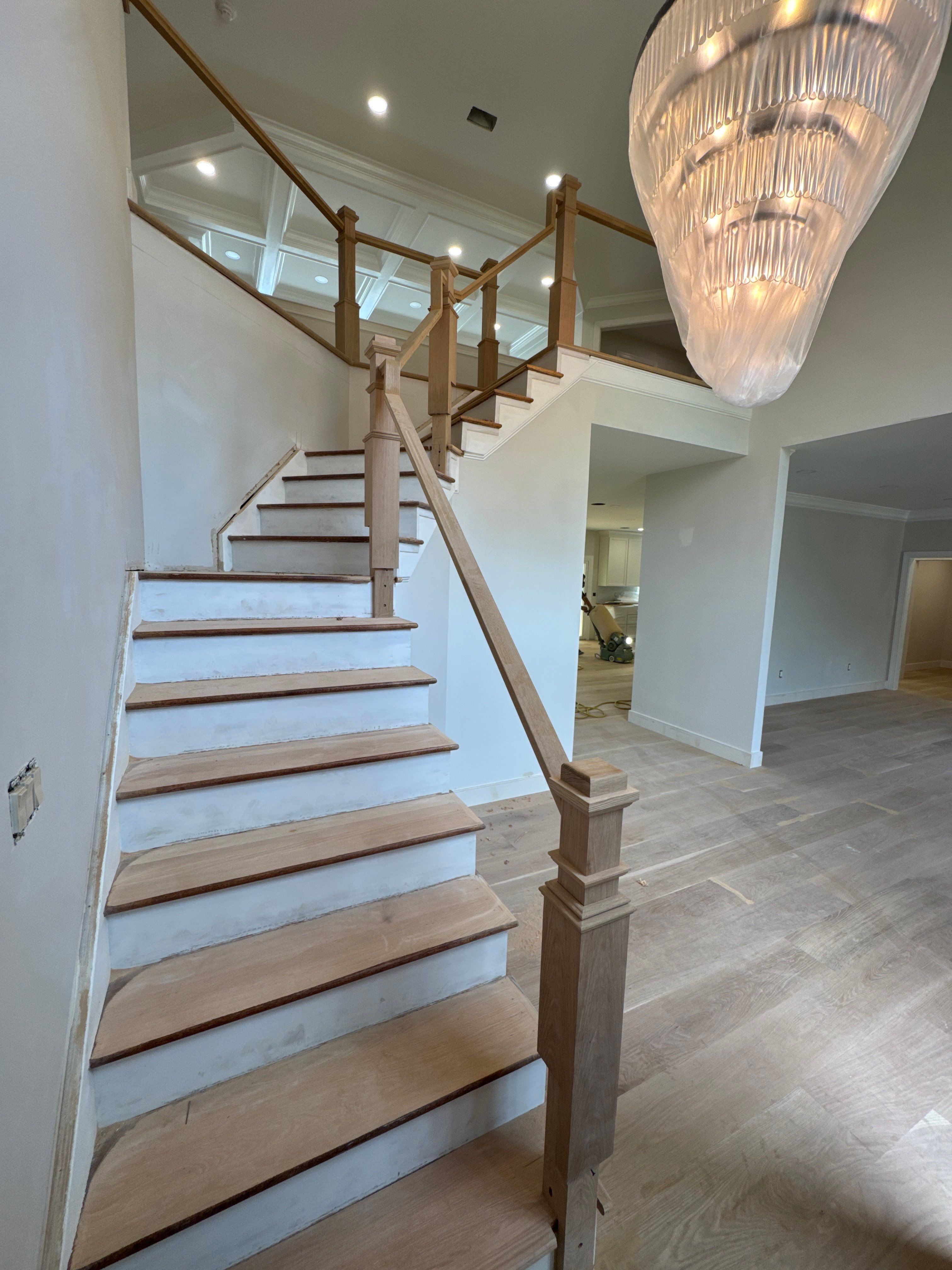 Horizontal Iron Interior Railings – Potomac, MD by Capitol Iron Works