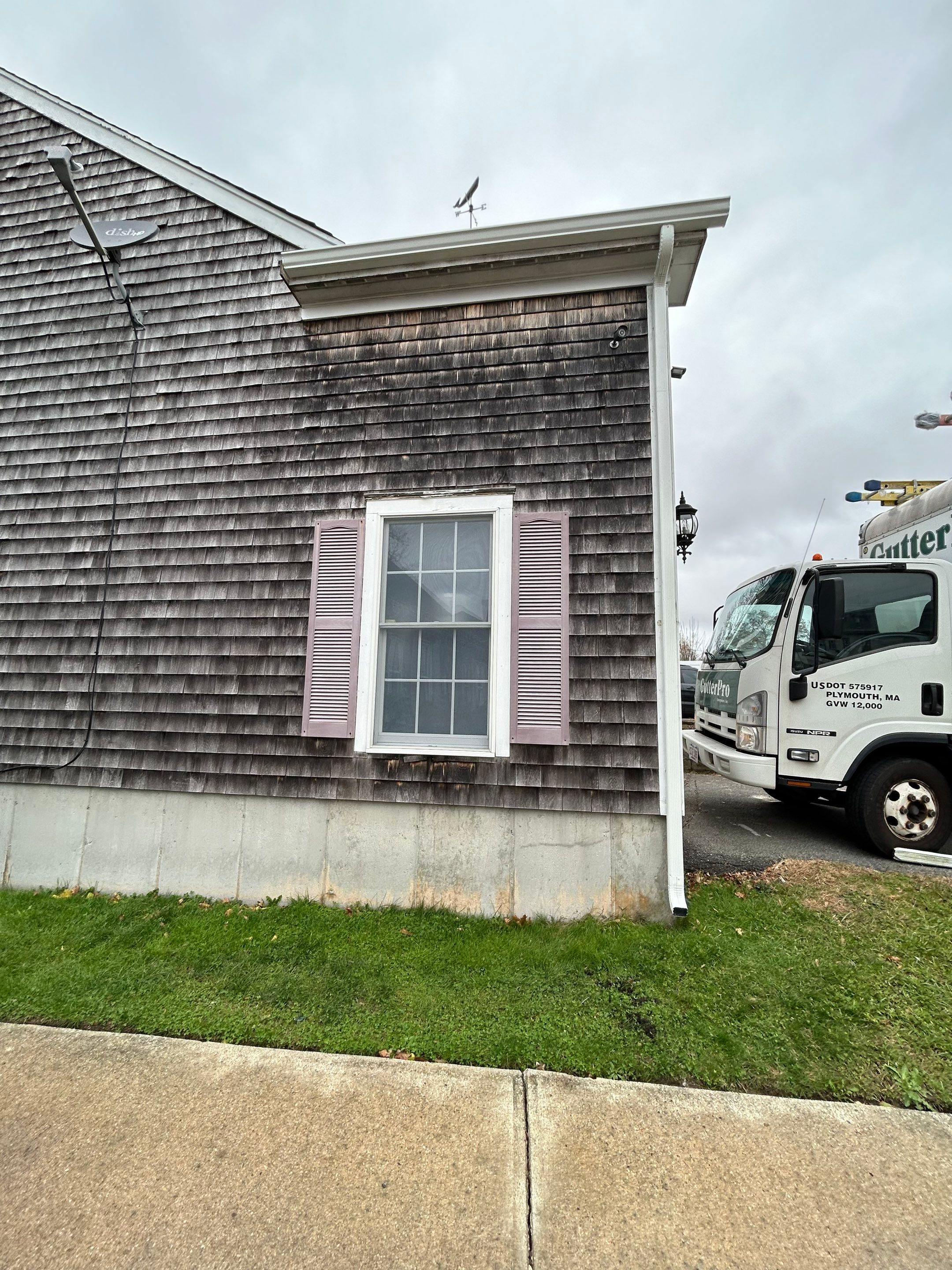 Fall River, MA Gutter Installation using 5" K-Style Aluminum Gutter by Gutter Pro Enterprises