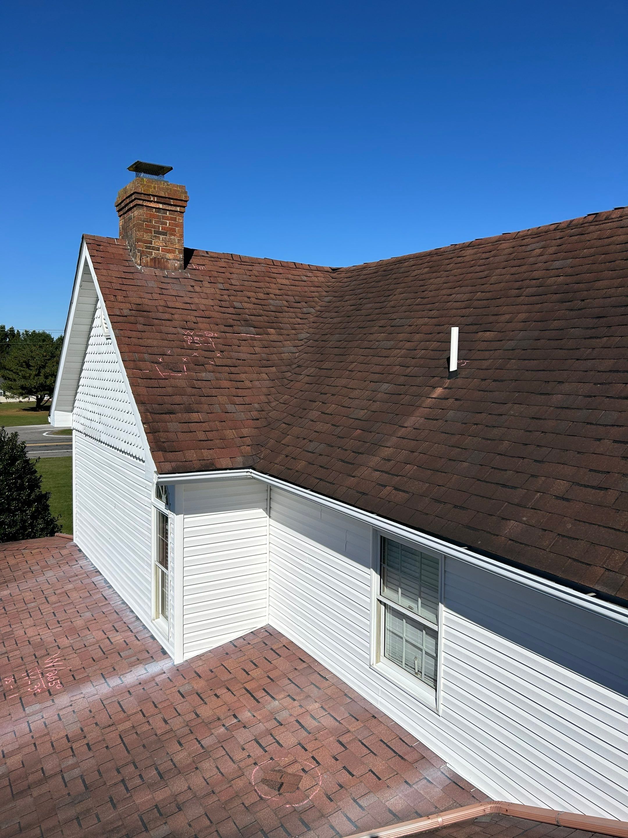 Re-roof in Harrington by Potomac Custom Remodeling 