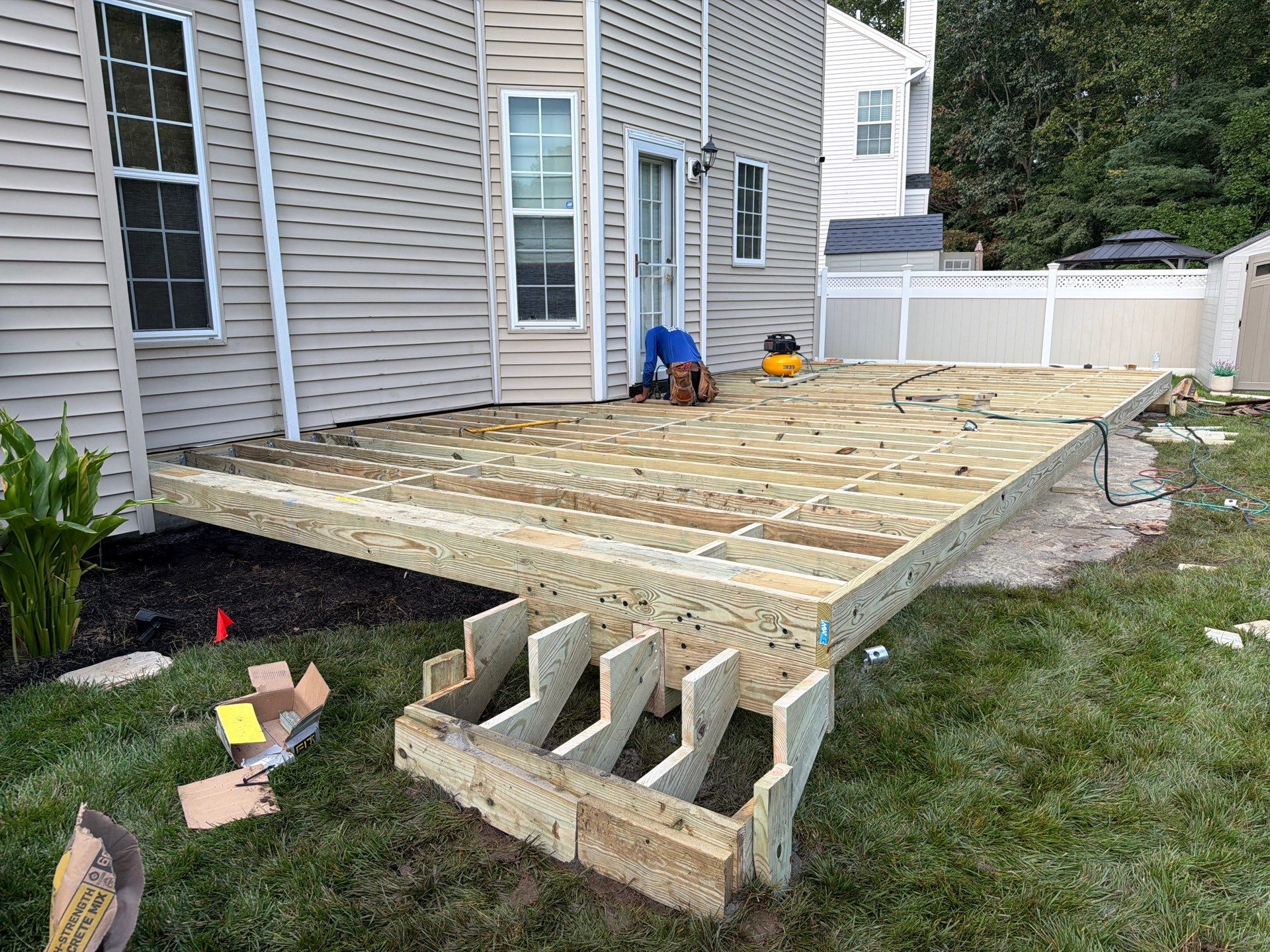 New Deck in Fieldsboro, New Jersey by deck guardian