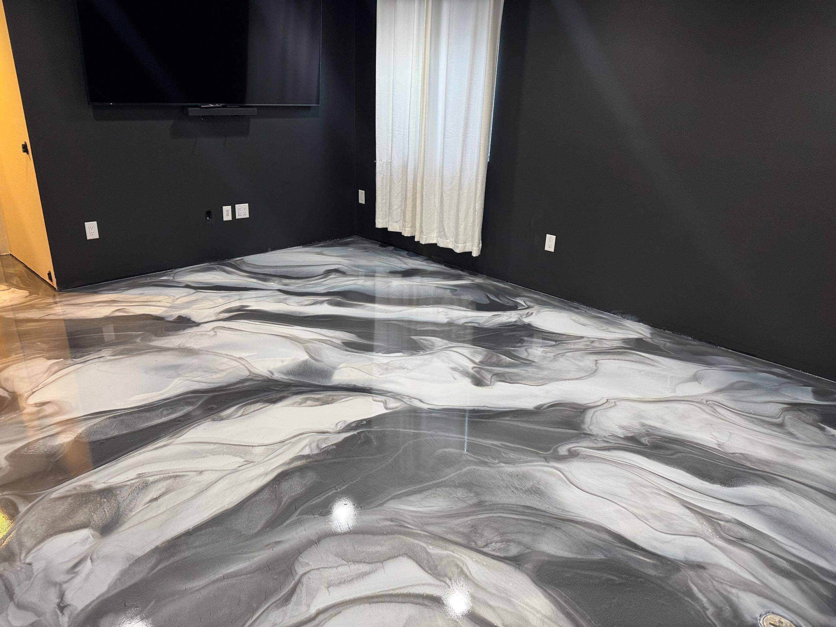 Marble Flooring by Cutting edge painting 