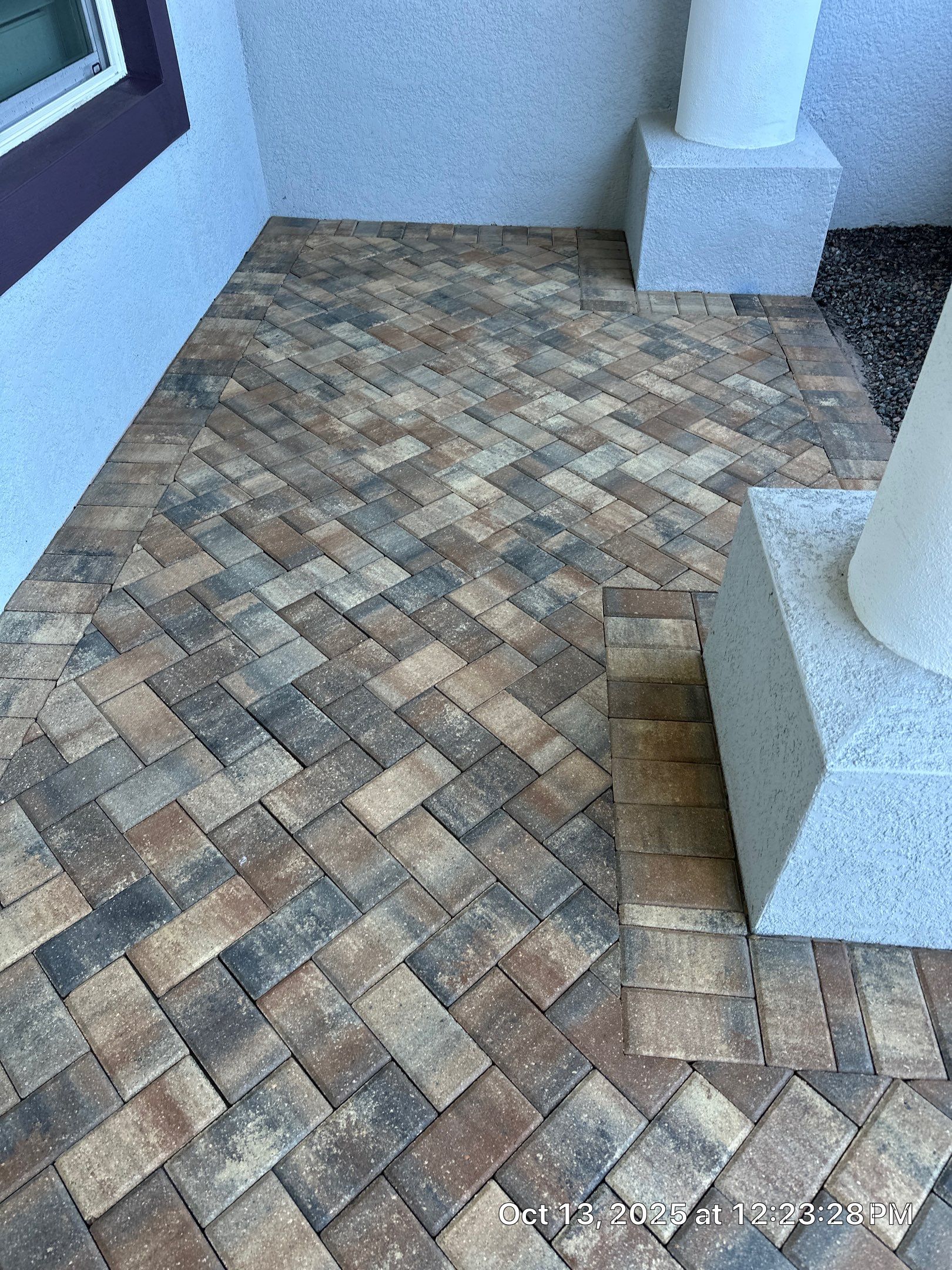 Residential Paver Sealing for Driveway and Pool Deck in La Paloma Sun City Center by Supreme Paver Experts