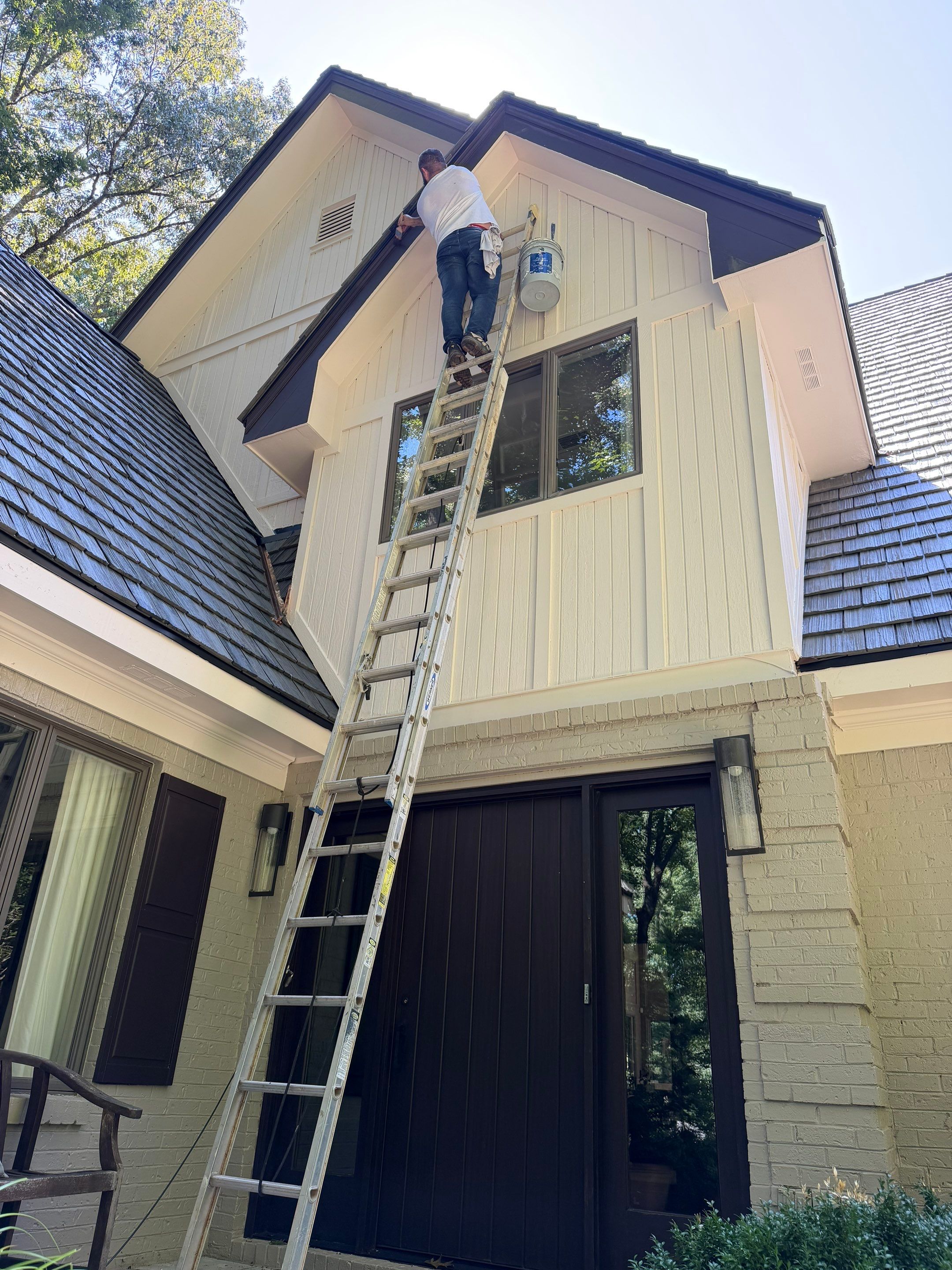 Comprehensive Exterior Painting and Wood Rot Repair in Atlanta by PGP Surface Solutions, LLC
