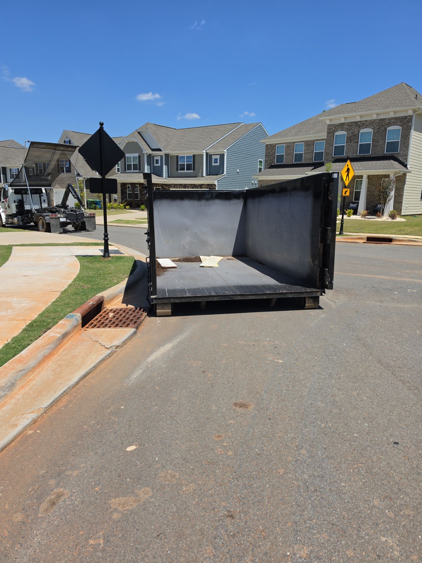 Job site clean up in Fort Mill by Badger Hauling