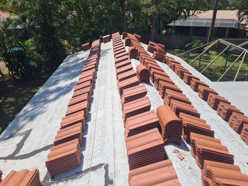 Residential Roofing Installation using Eagle Roofing Tile by BLUES BROTHERS ROOFING