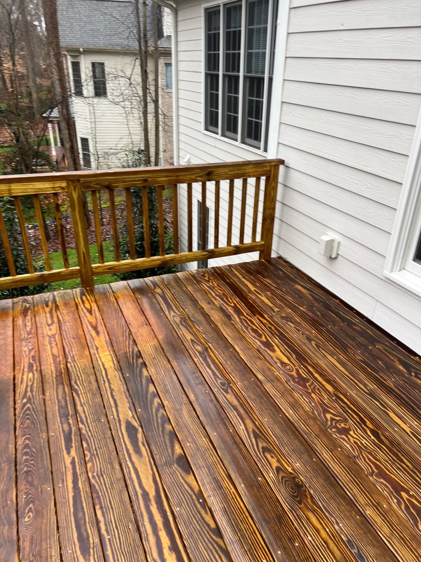 Multi level Deck coated with Wood Sealant by DuraSeal