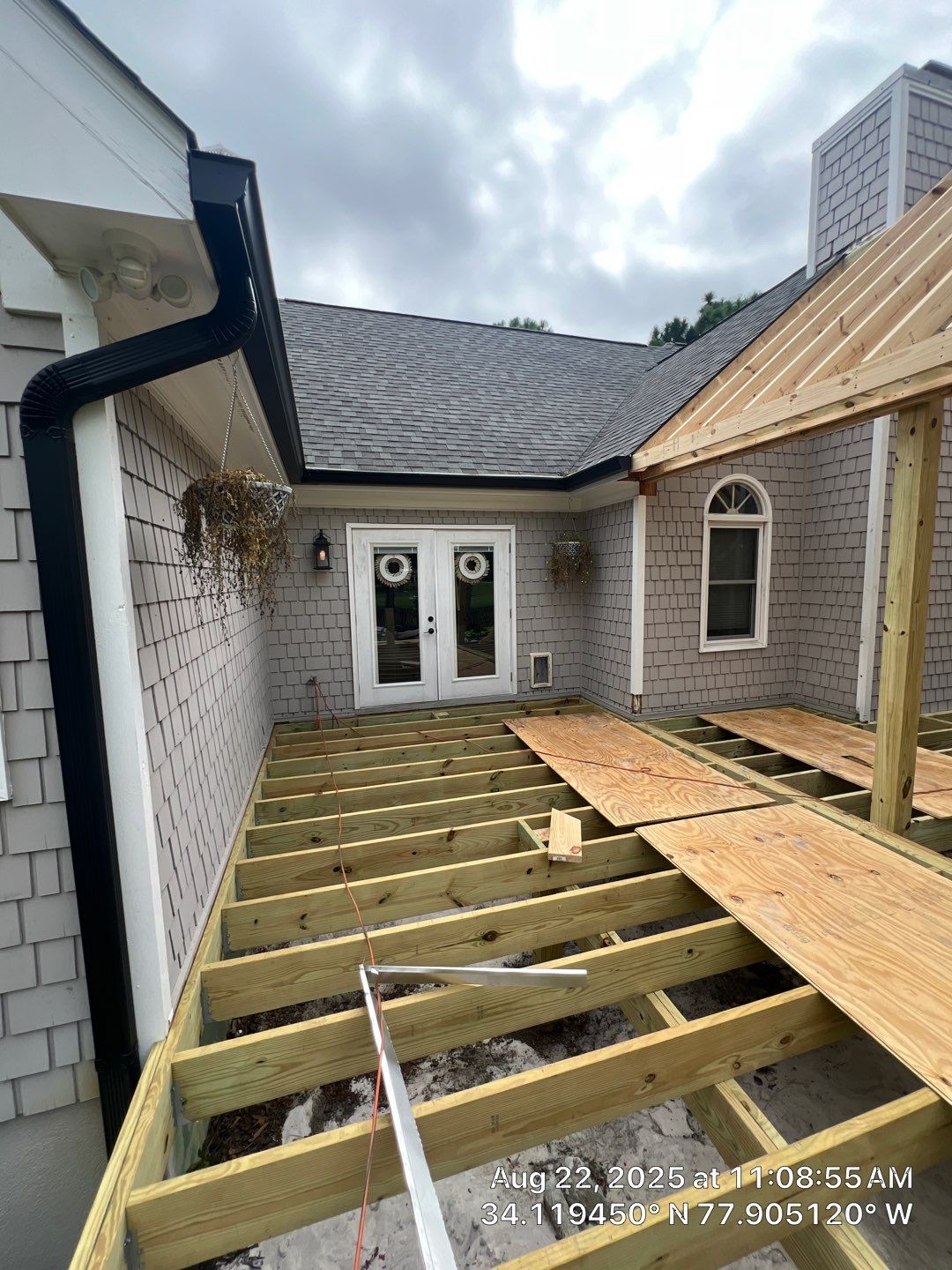 Back Porch Addition in Beau Rivage  by RGR Construction and Roofing, LLC