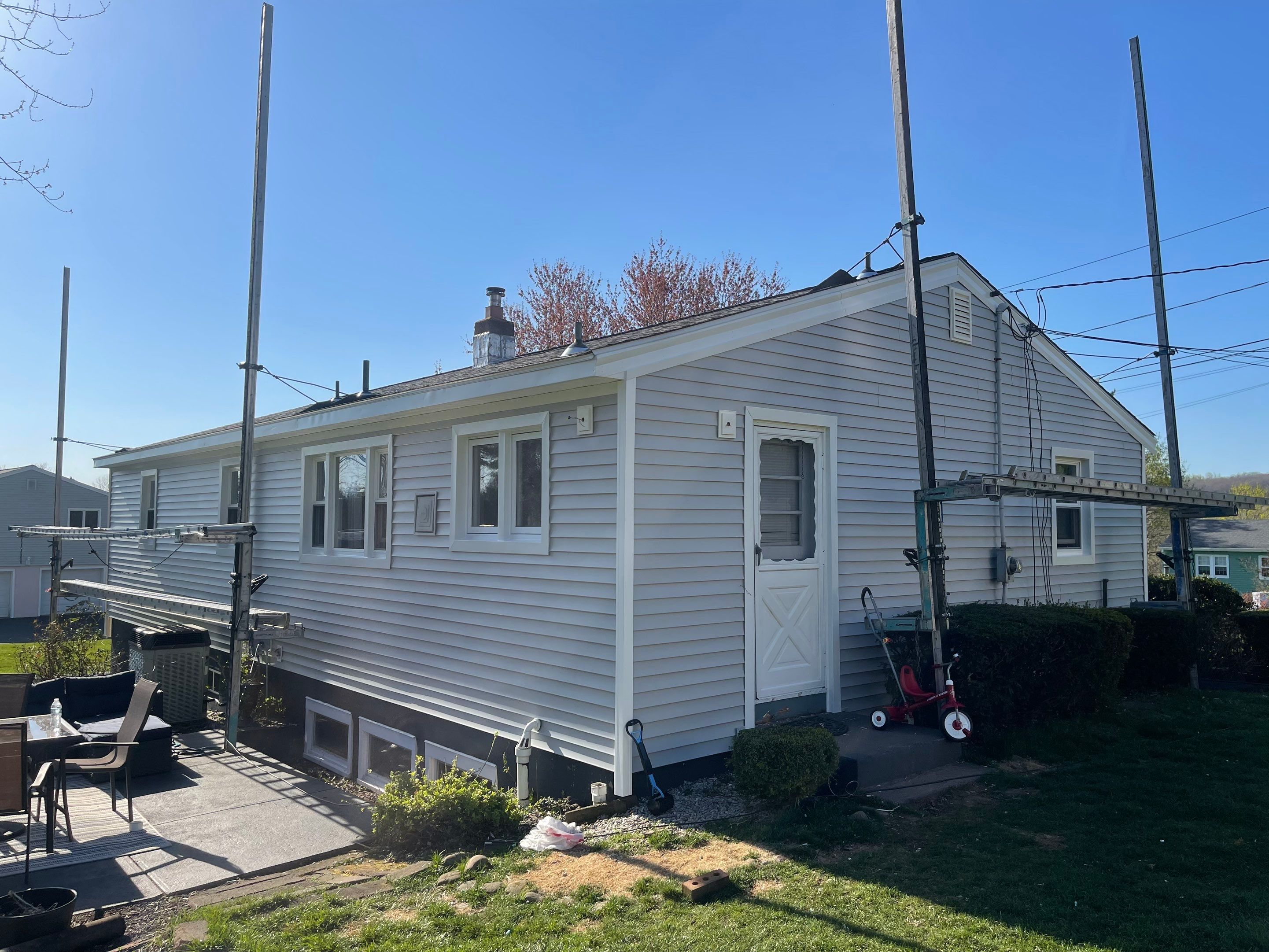 Residential Roofing Installation using Residential Roofing Installation using Owens Corning TruDefinition Duration - Quarry Gray & Sterling Gray Mainstreet siding by A Plus Exterior