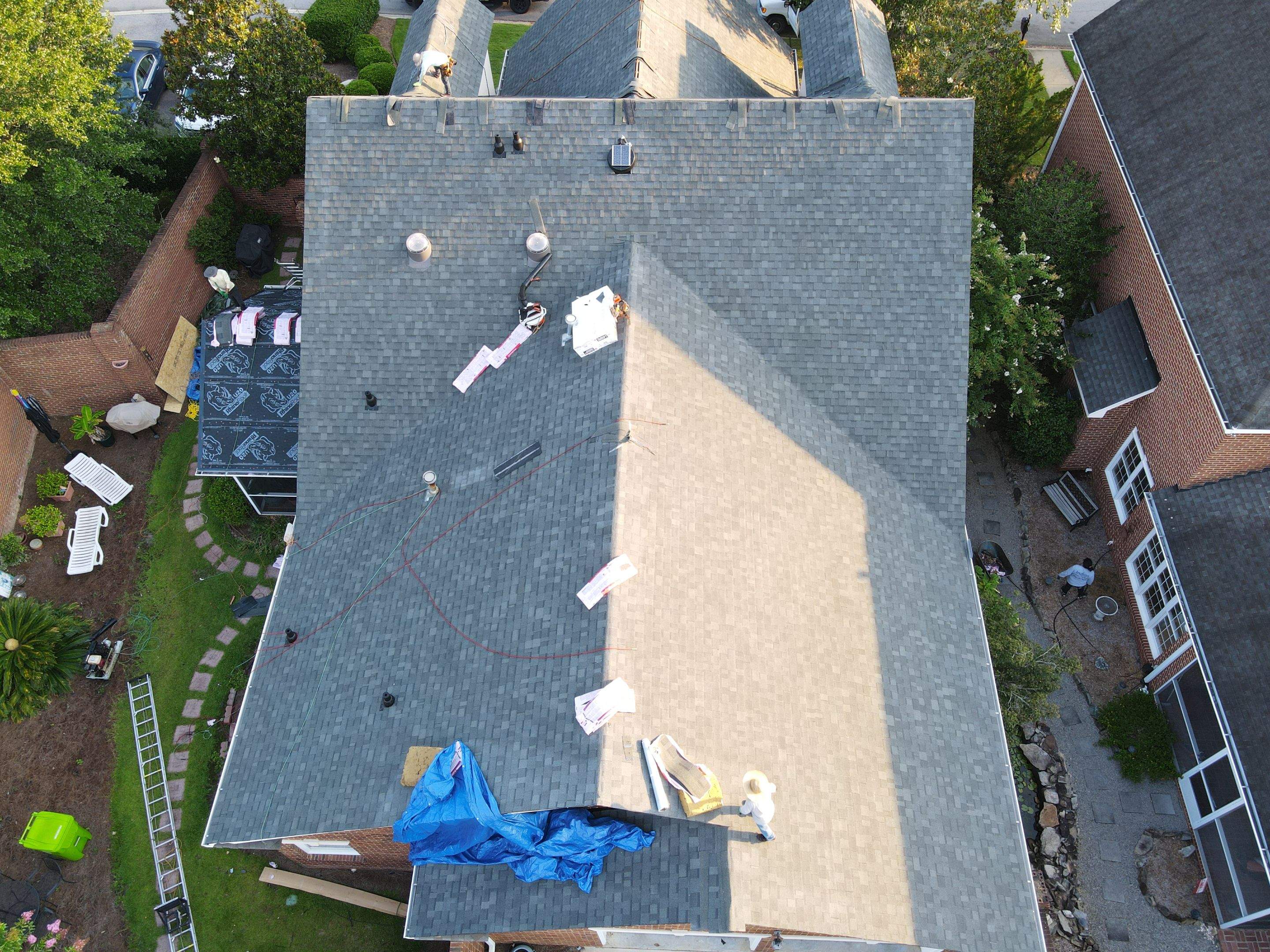 Residential Roofing Installation using Owens Corning® Oakridge Estate Gray by Indigo State Roofing