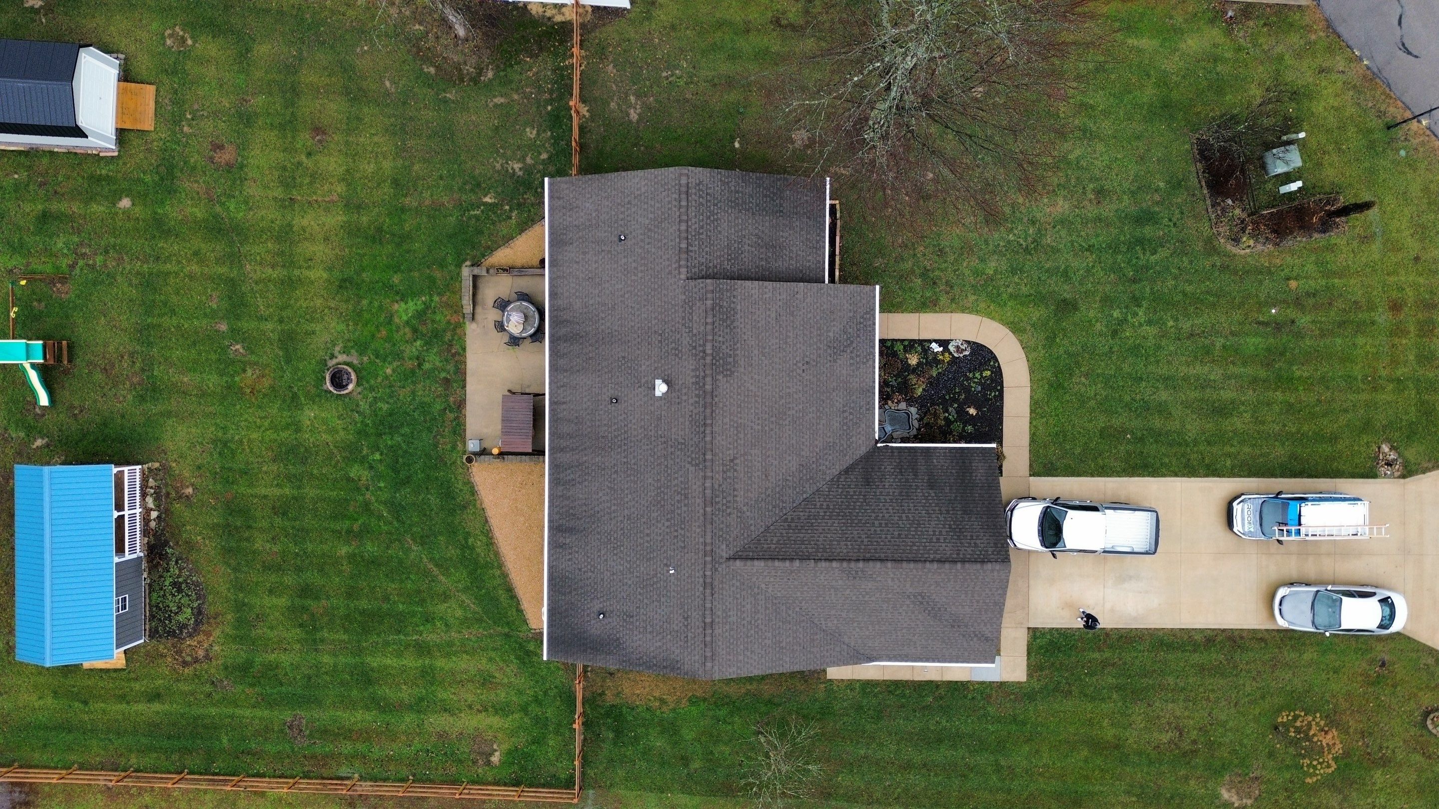 Residential Roofing Installation using Timberline HDZ Shingles - Williamsburg Slate by RoofX 