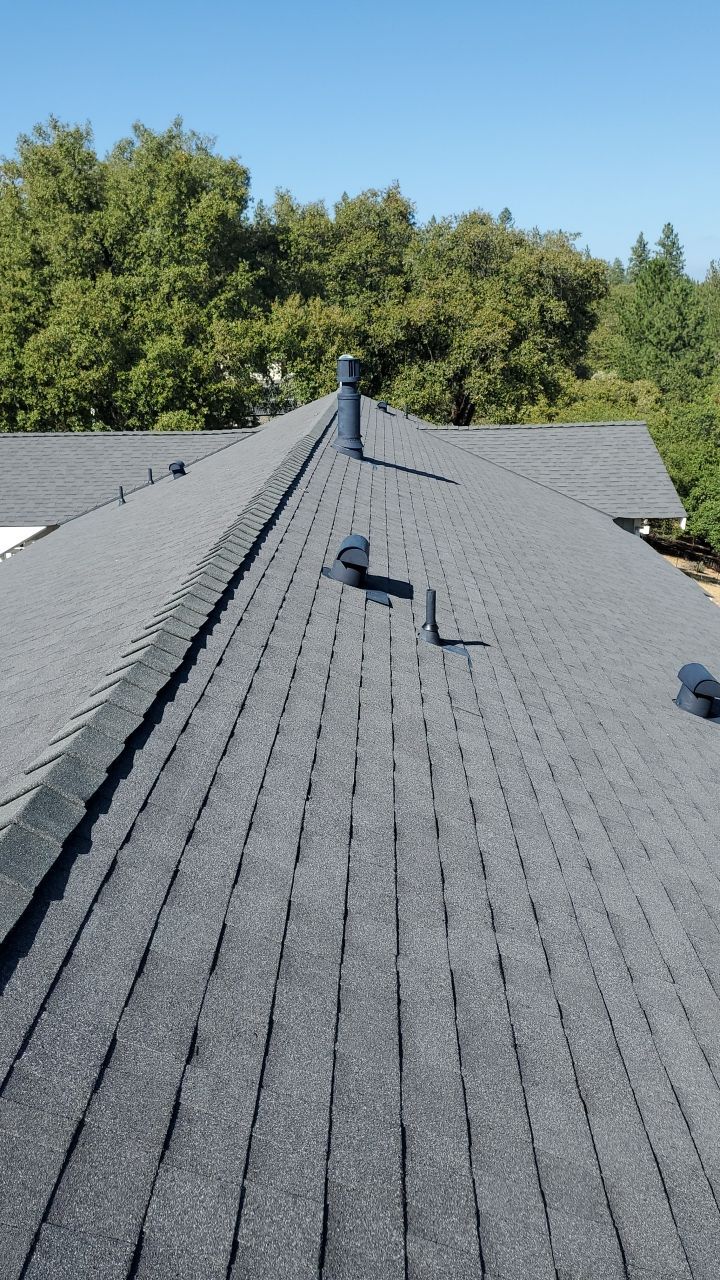 Gutters and new Roof by Byers Enterprises 