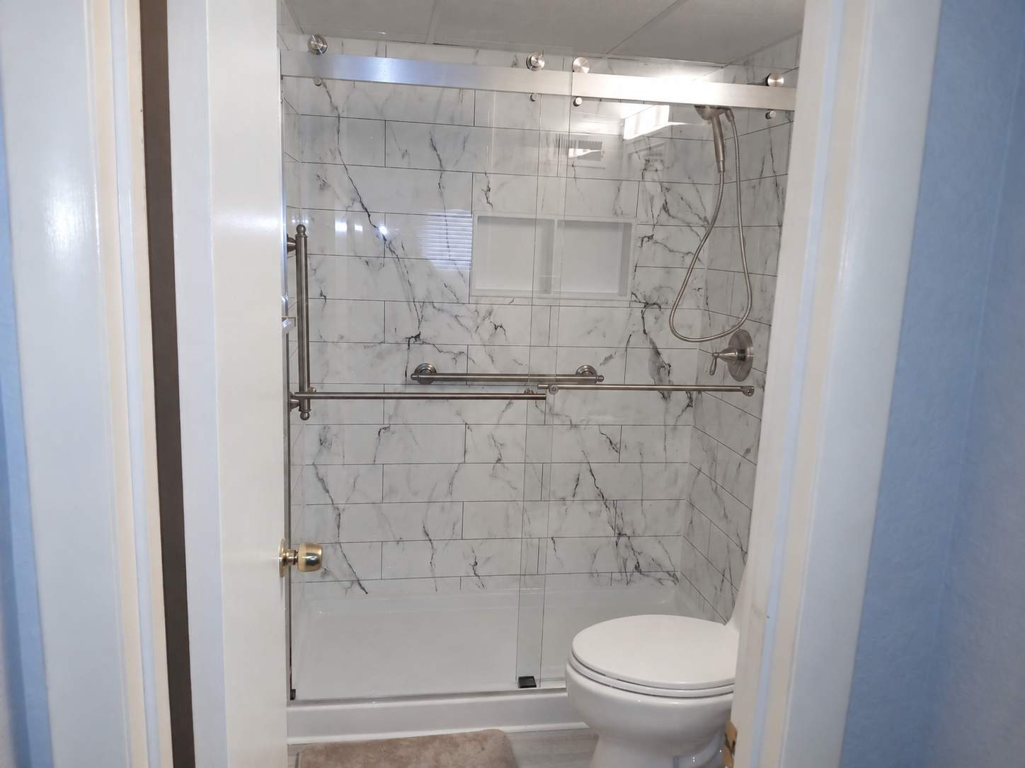 Tub to Shower Conversion in Ocean City by Gc Makeovers
