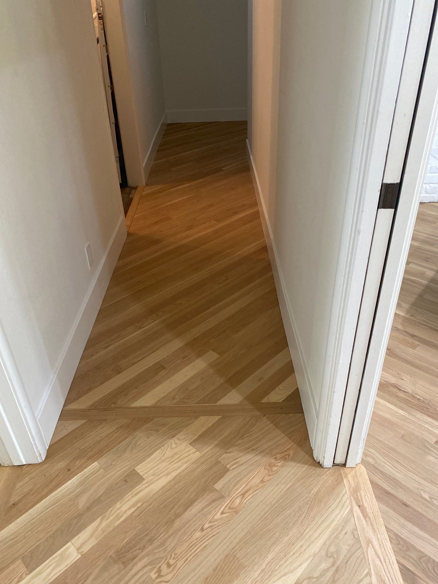 White Oak Installation and Refinish by Footprints Floors South Sacramento