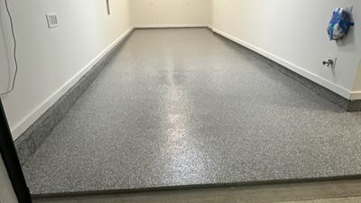 Michael K got his dream garage with a brand new floor