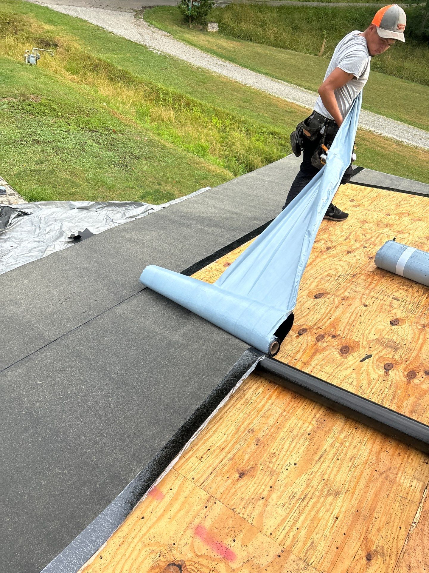 Roof Replacement using GAF TImberline HDZ Hickory by Rainstoppers Roofing