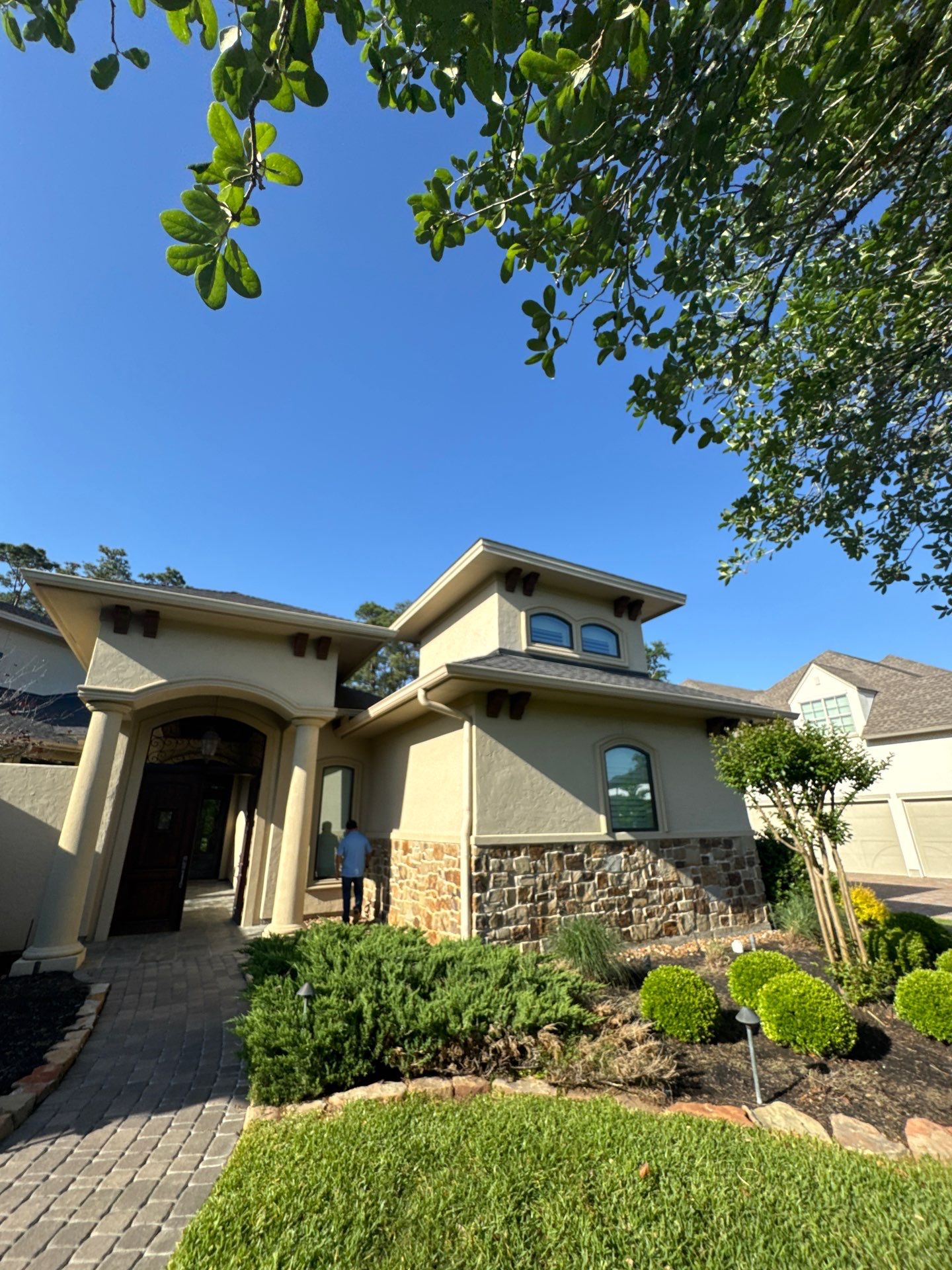 Complete Exterior Painting and Stucco Refinishing in Spring by Rolling Nations