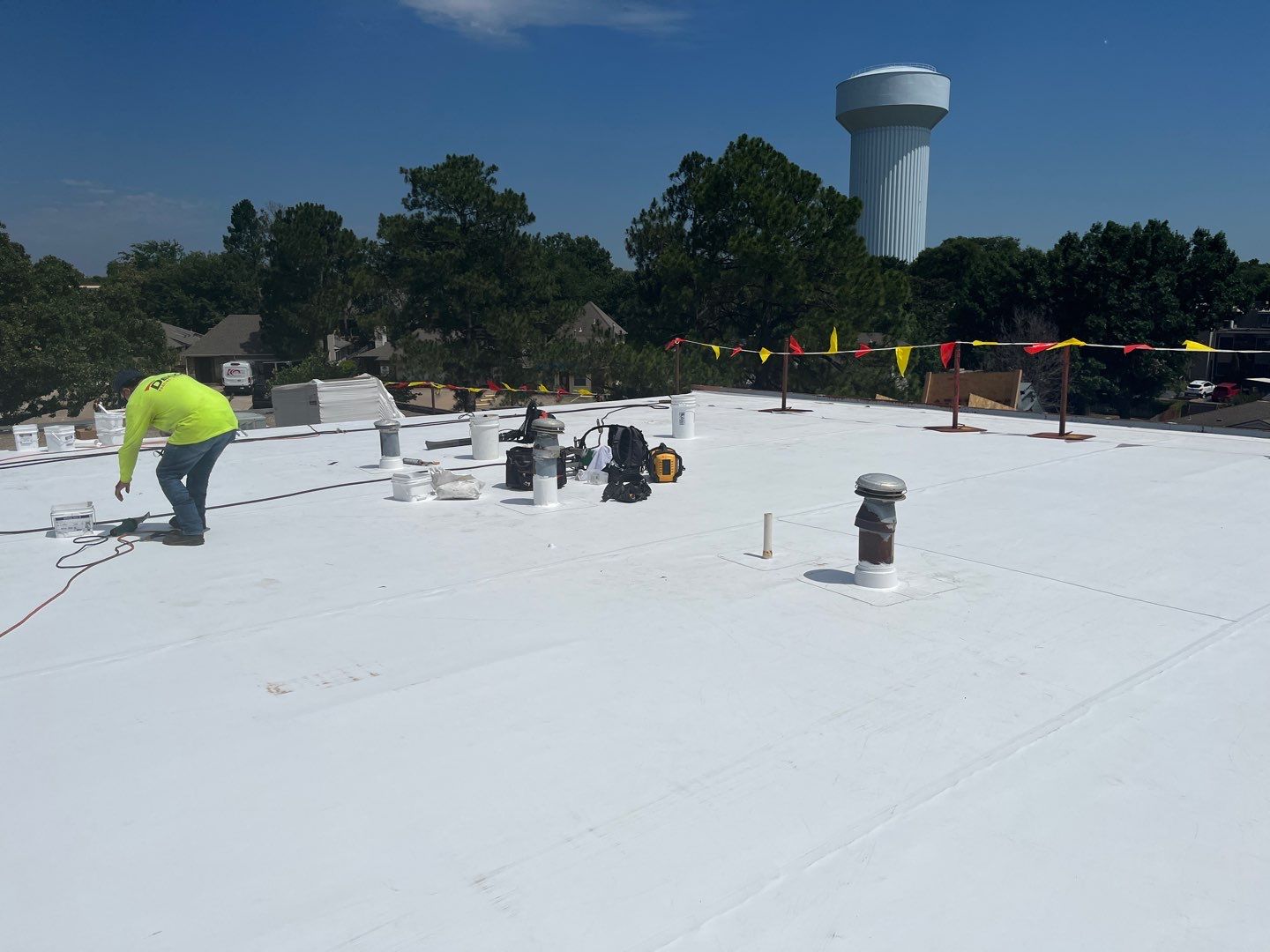 TPO Project in Tulsa by Decor Roofing & Restoration