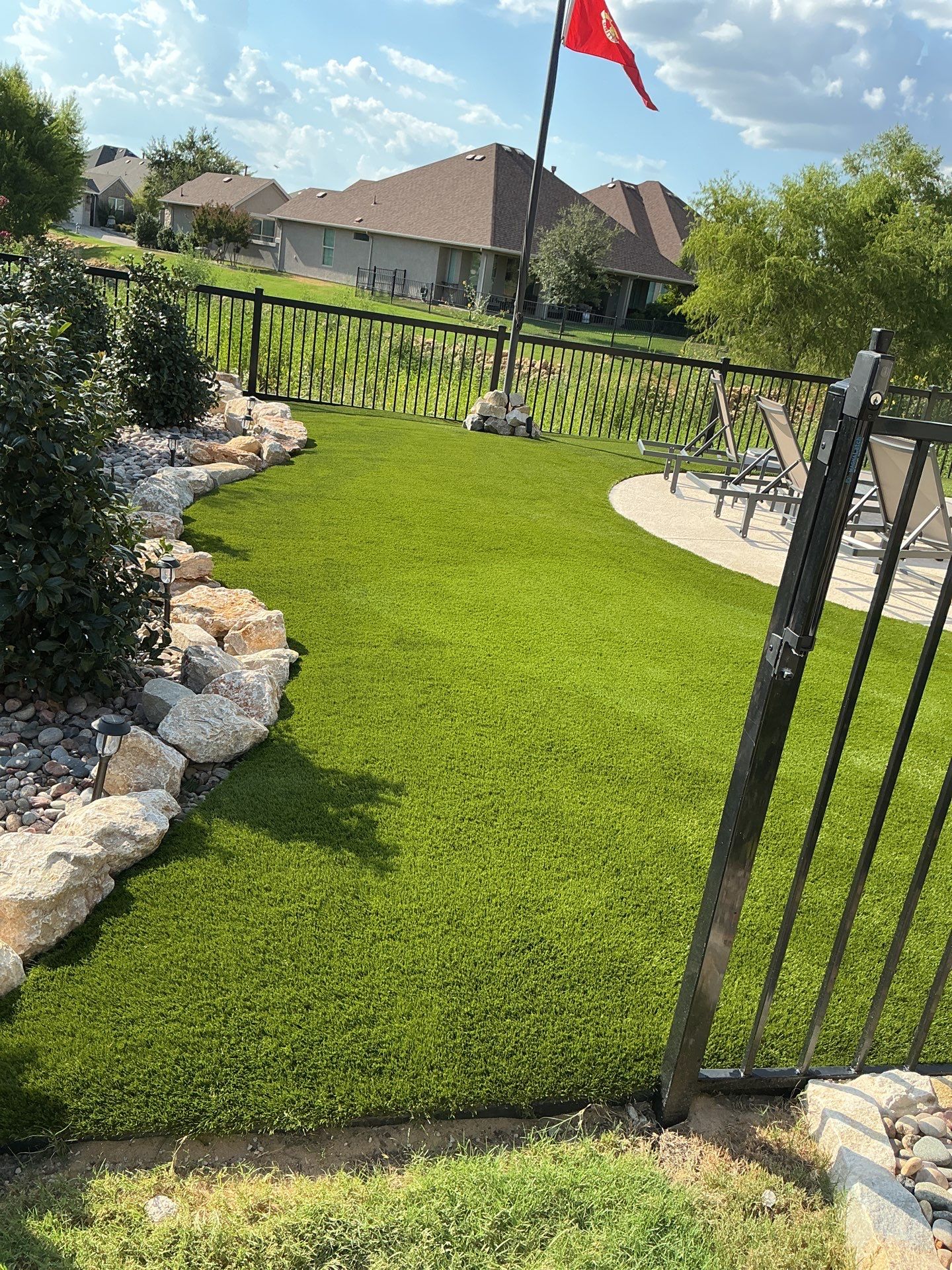 Project in Denton by Turf Concepts