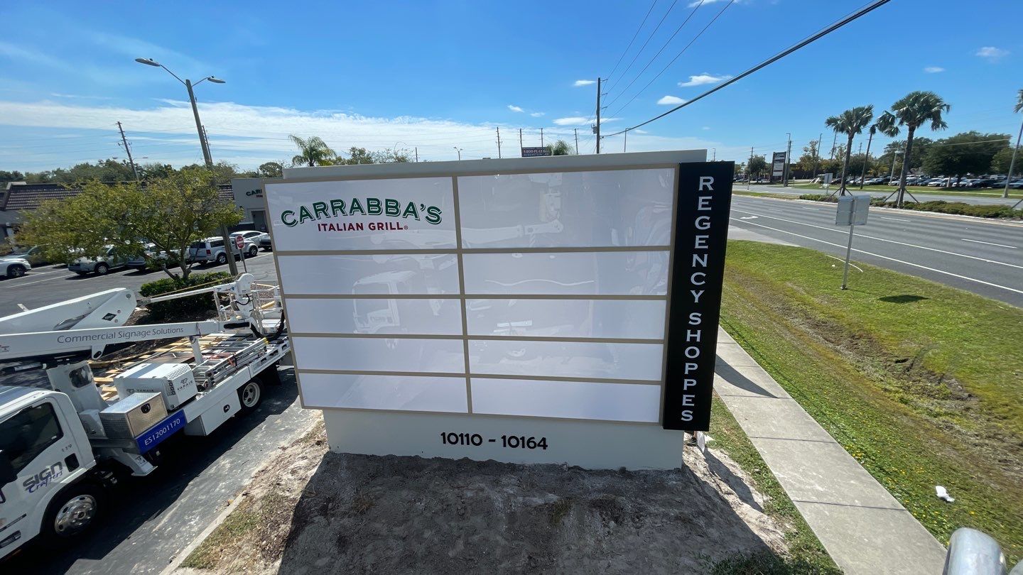 Monument Sign for Regency Shoppes by SignCrafters