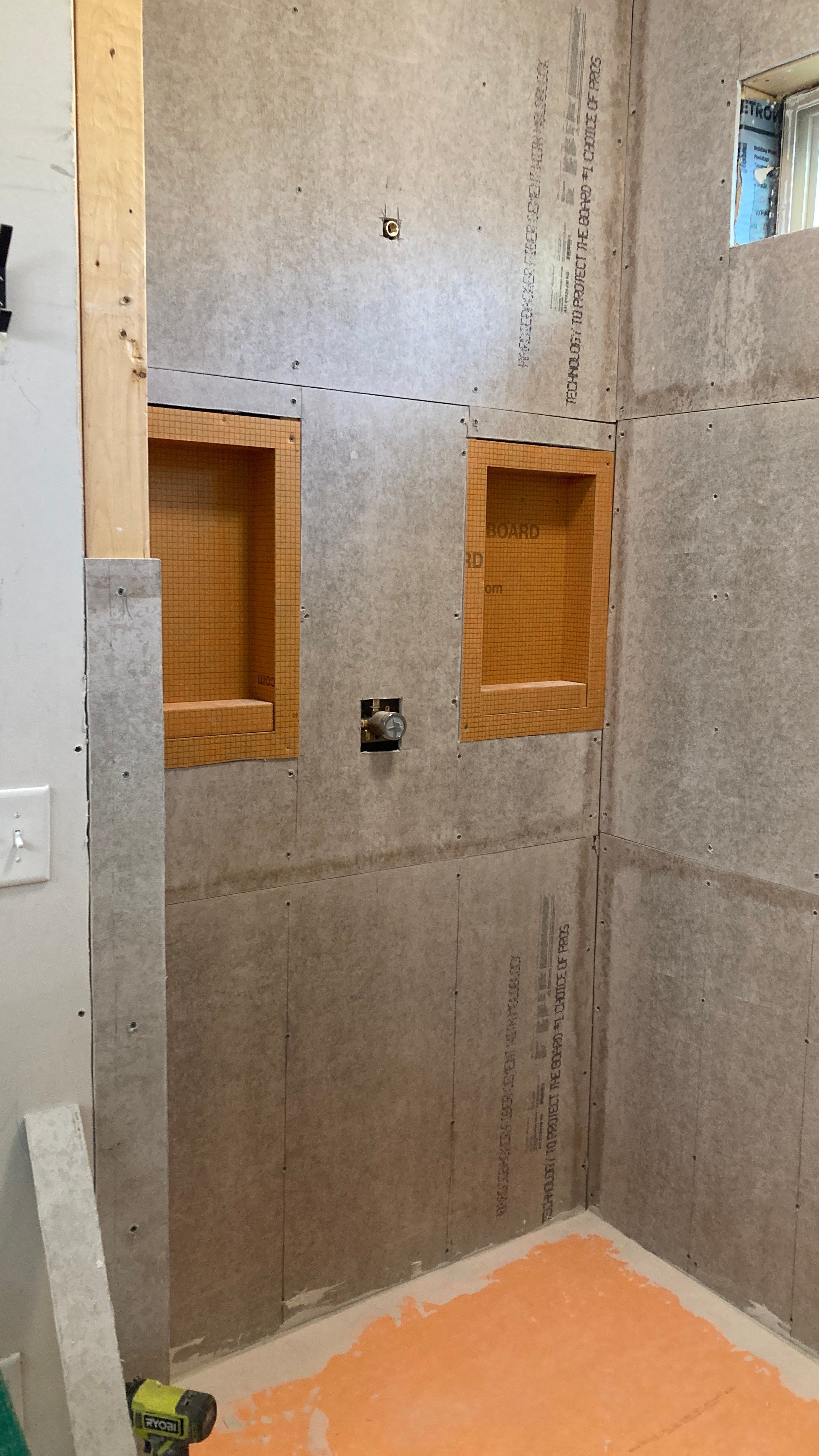 Stunning Tile Shower Installation  by Footprints Floors of Nashville