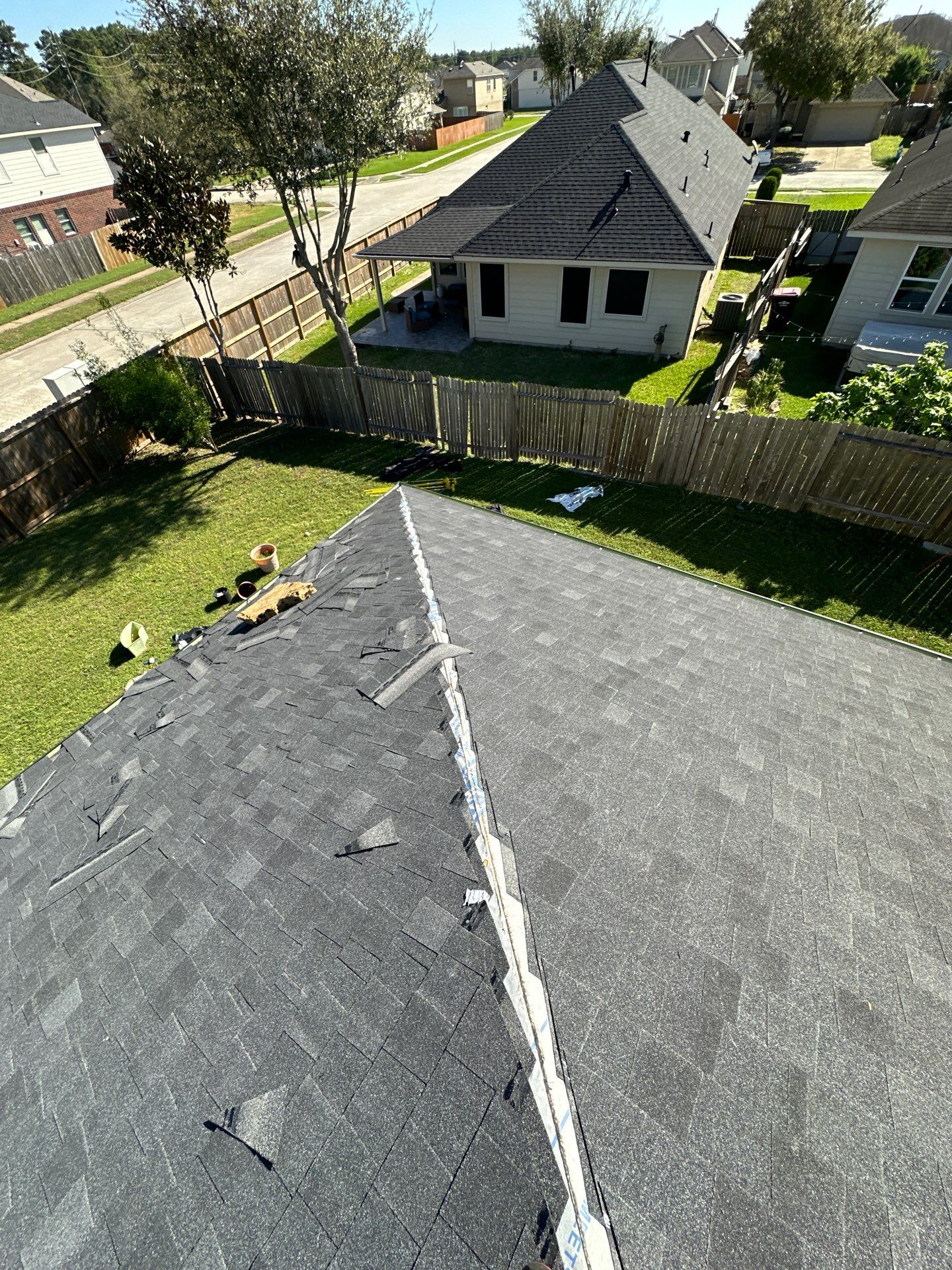Project in Houston by Motion Roofing