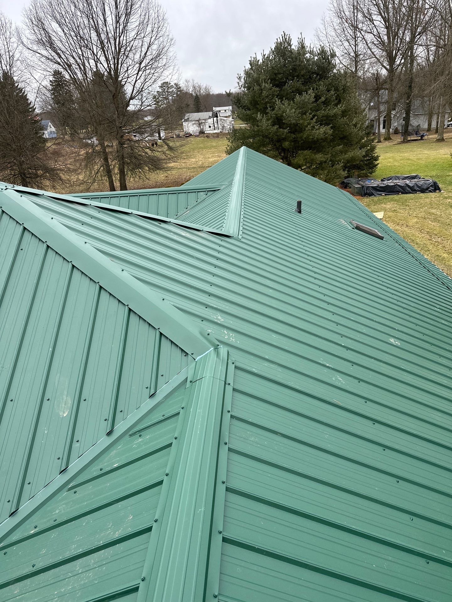Alpha Rib, Color: Forest Green by Eagle Eye Roofing