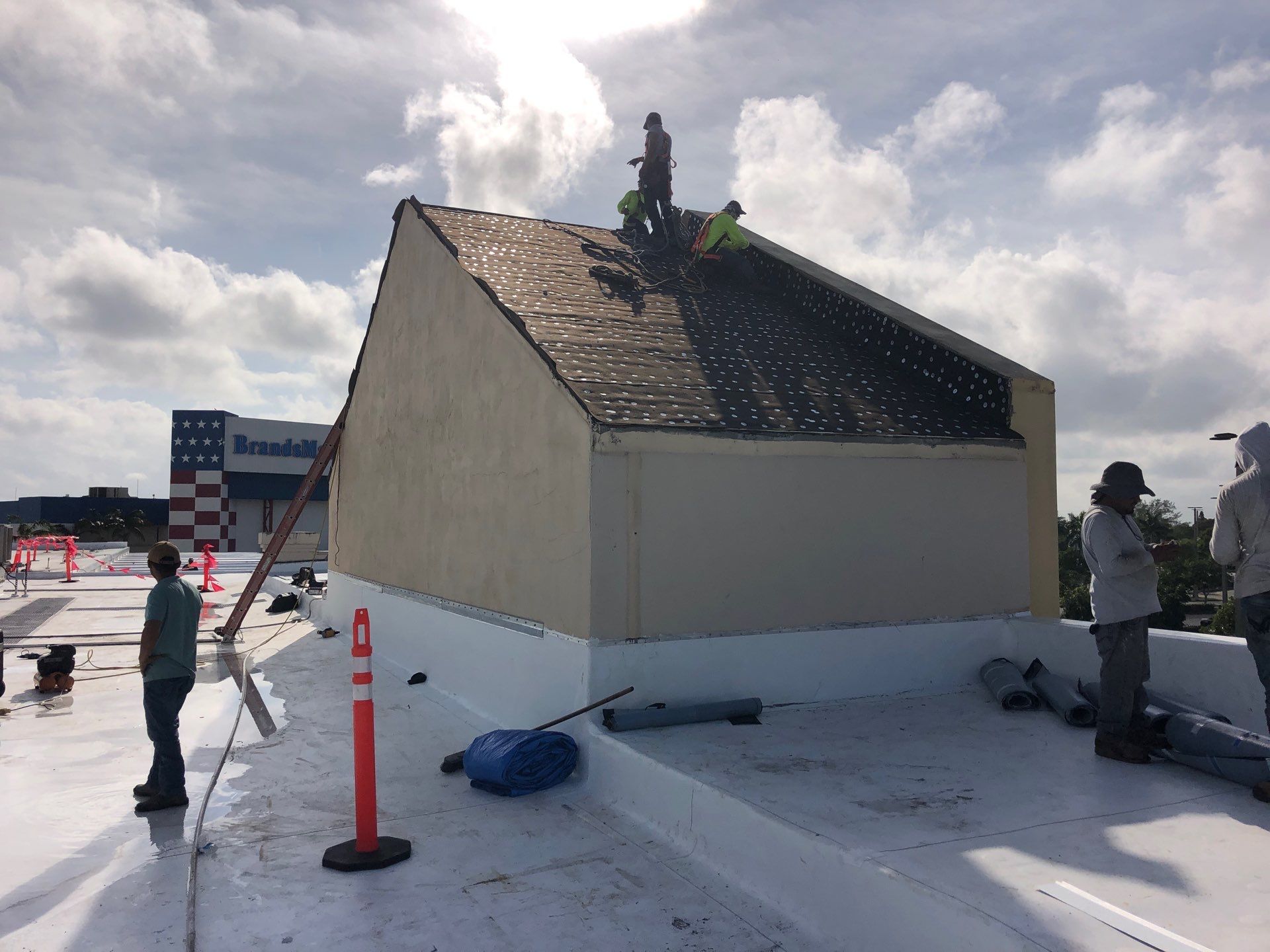 Commercial Re-Roof using GAF TPO by First Due Roofing