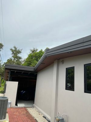 Black Seamless Gutters in Sarasota FL