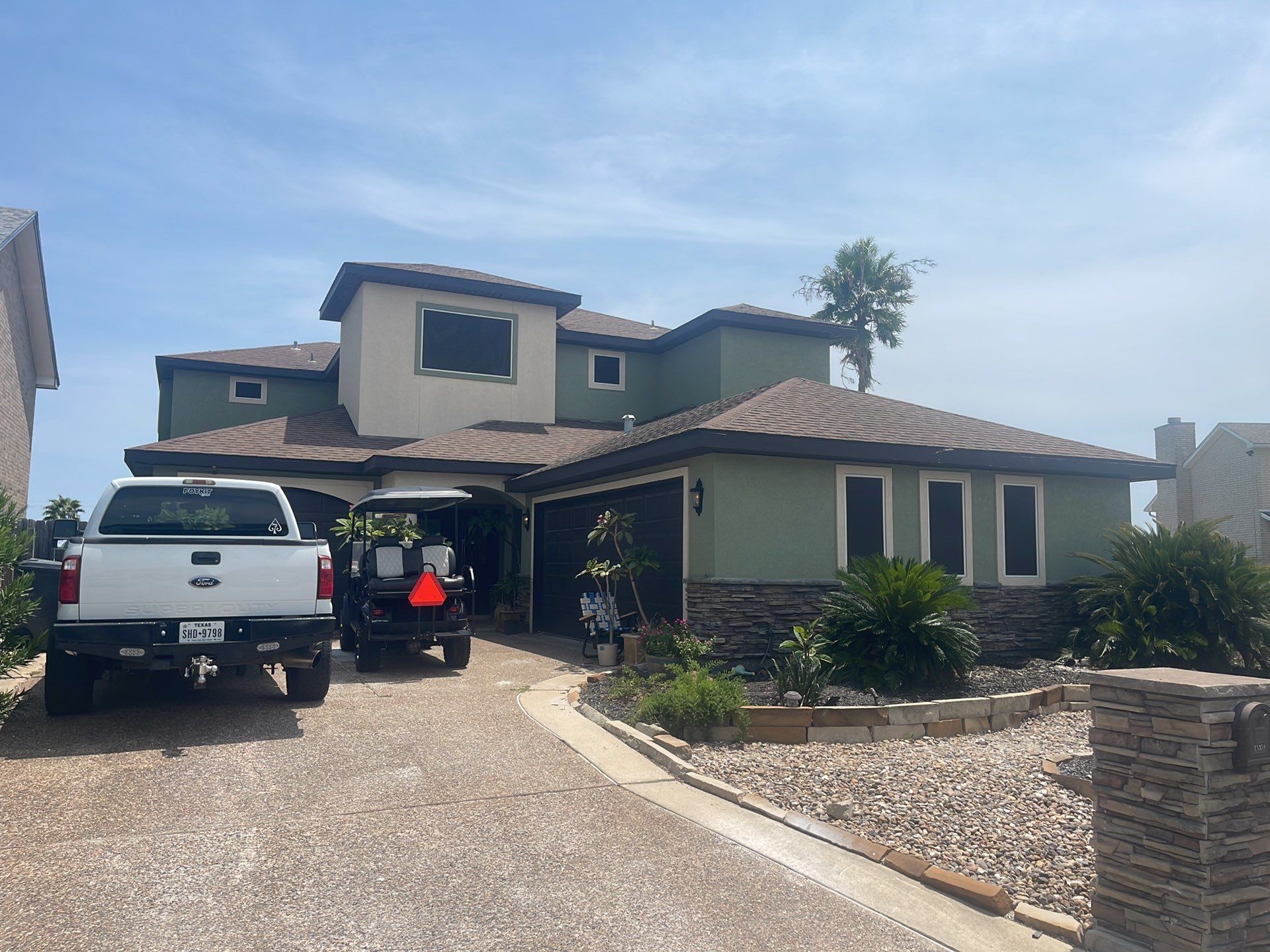 Residential Roofing Installation using GAF HDZ Charcoal by Lighthouse Roofing