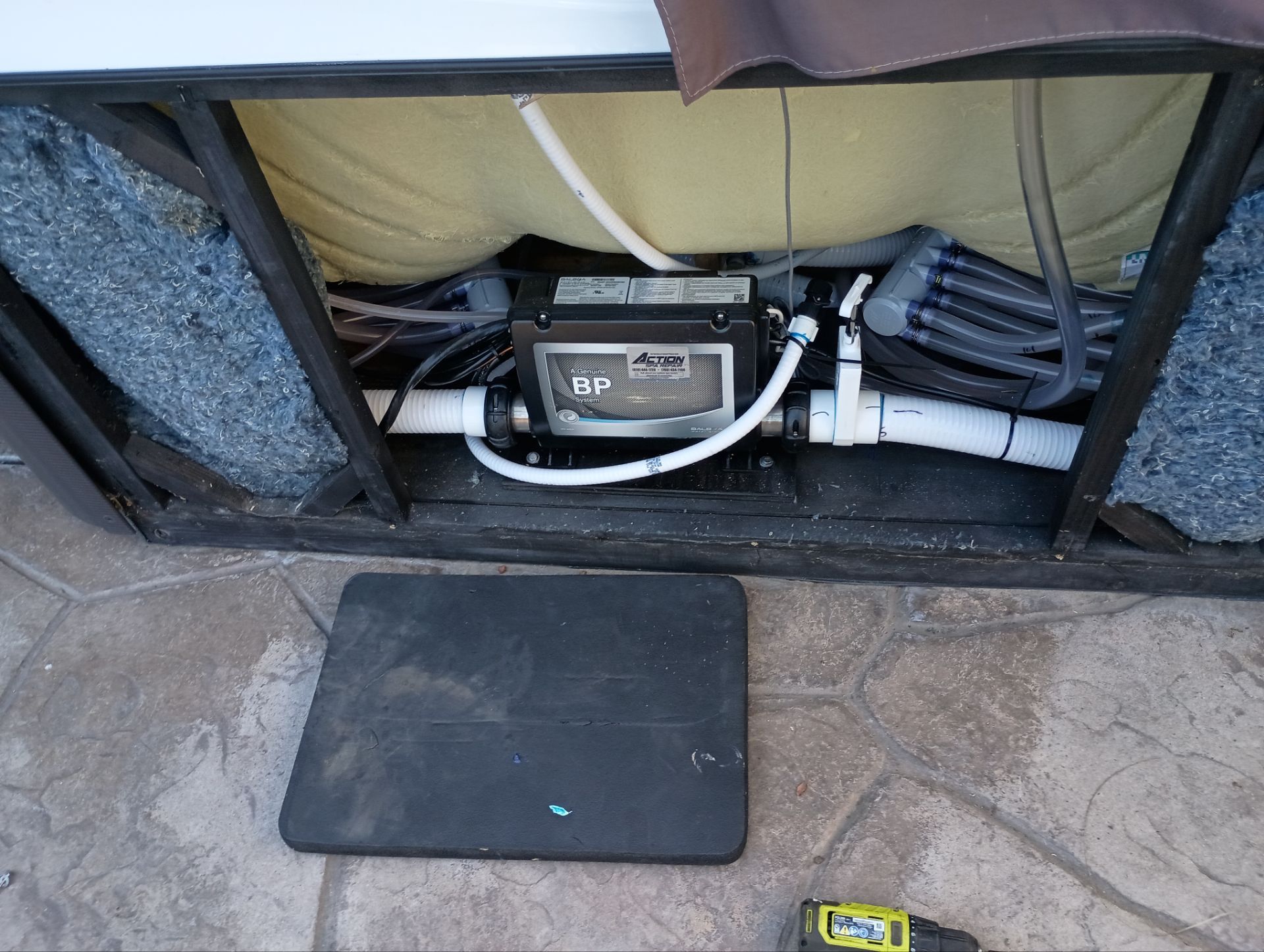 Circuit Board Install by Action Spa Repair LLC