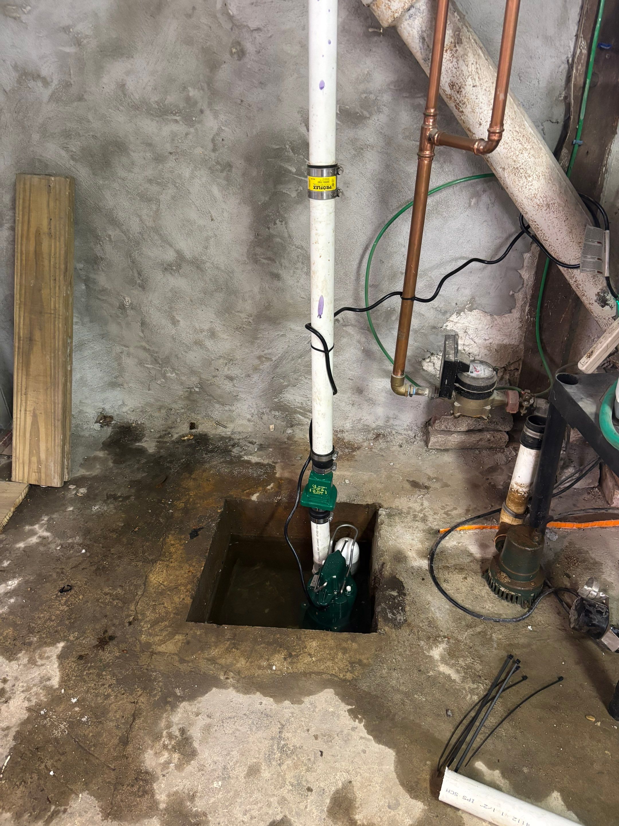 Emergency Sump Pump Replacement Evaluation — Swampscott, MA by FAGONE MECHANICAL