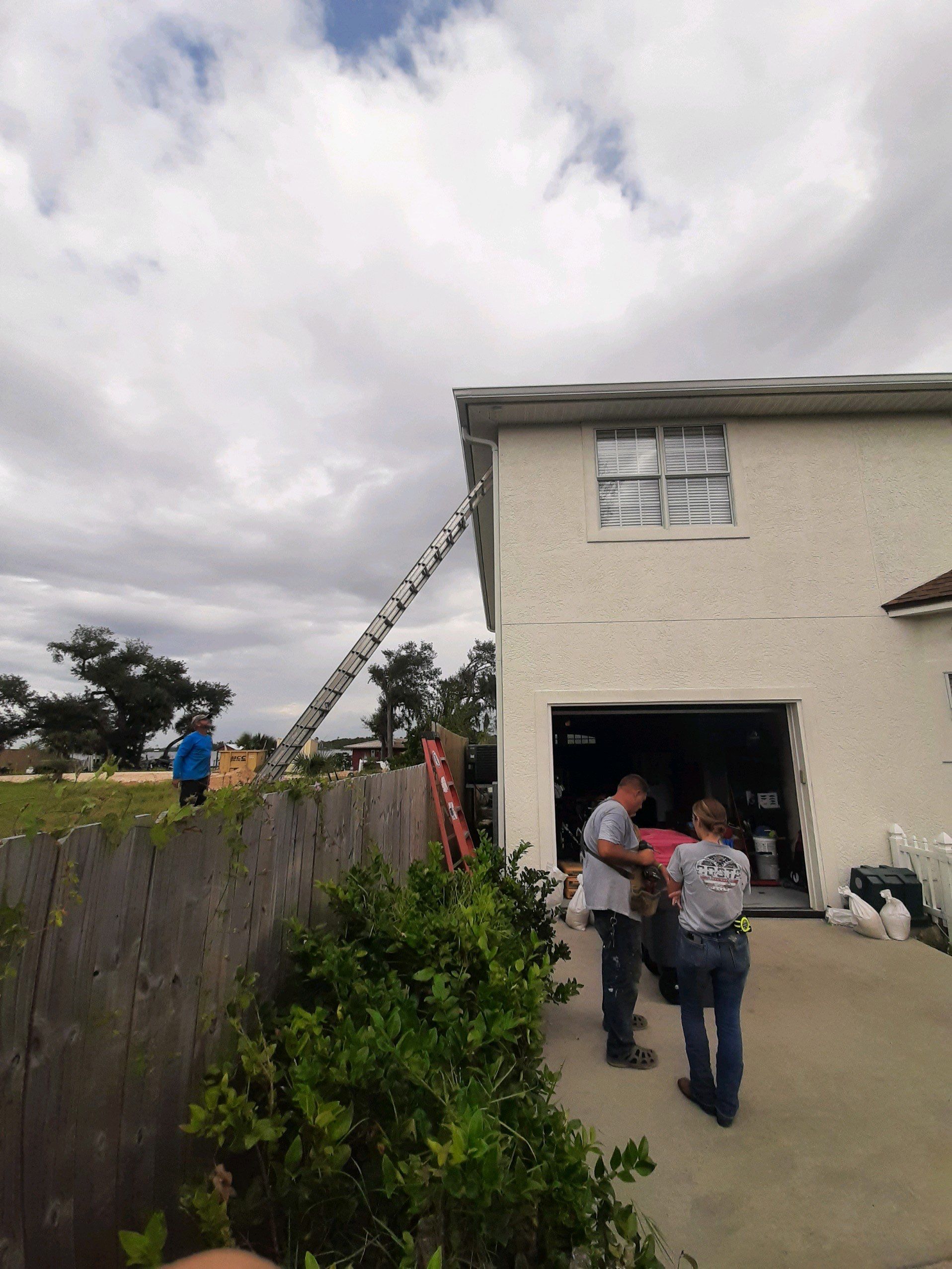 Seamless Gutter Installation using White K-Style Gutters by Gutter Professors