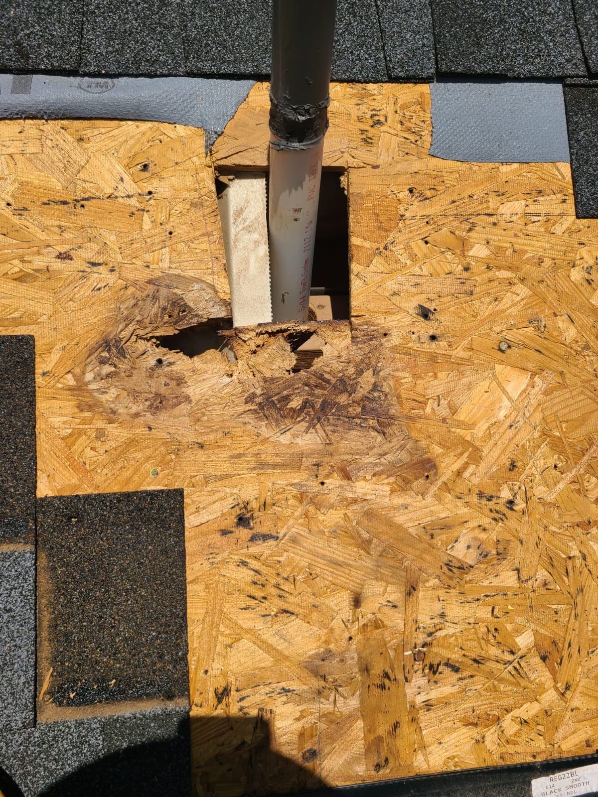 Hail Damage using Owen's Corning Duration (Lifetime) Shingles by Roof Repair Company