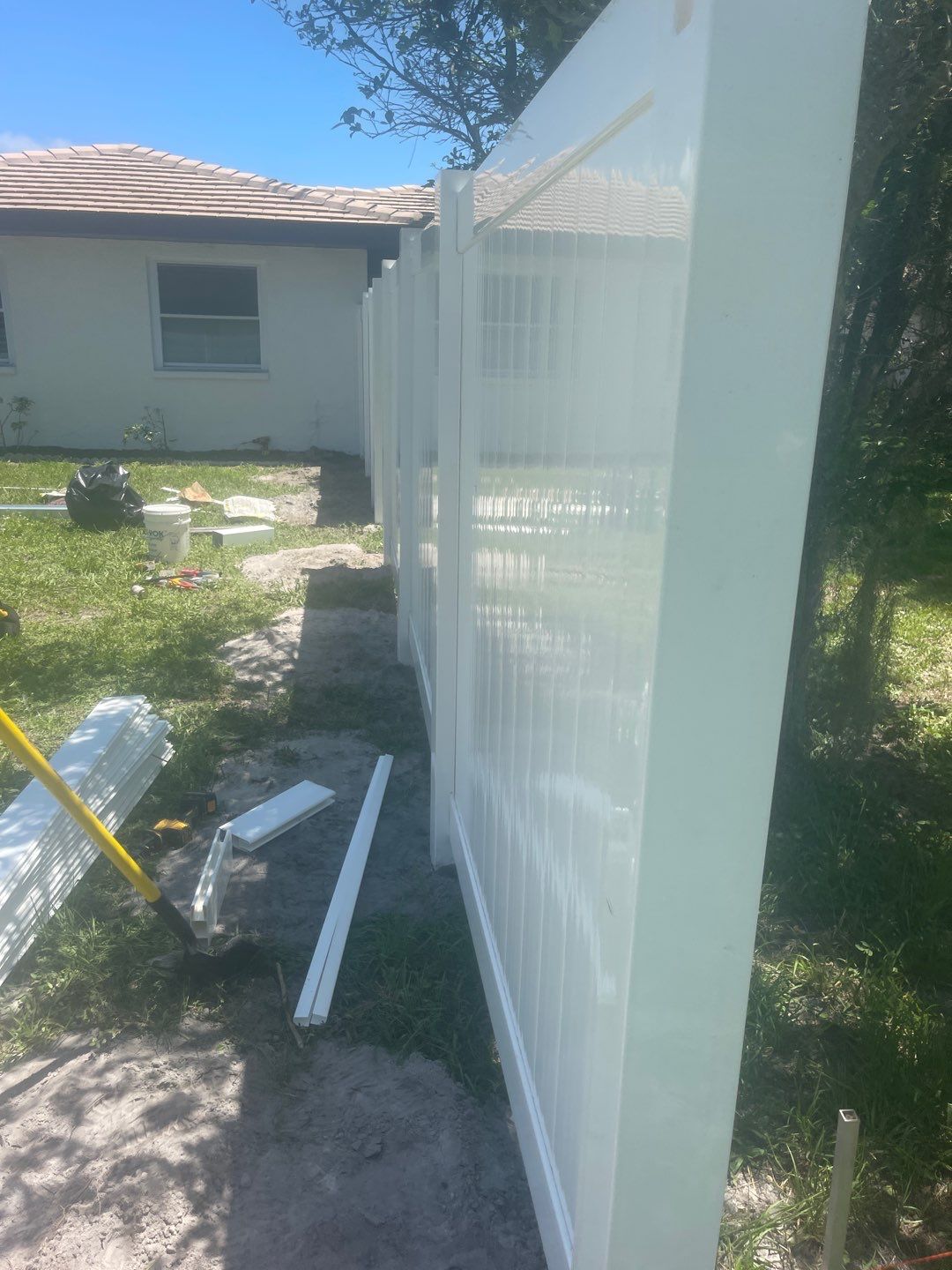 Nokomis, FL 6ft. Tall White Vinyl Privacy Fence by Asap fence and gates, LLC
