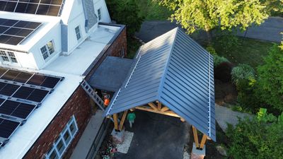 Standing seam metal roof