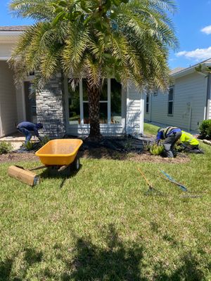 Residential | Clean-up, Sod and Rock Installation